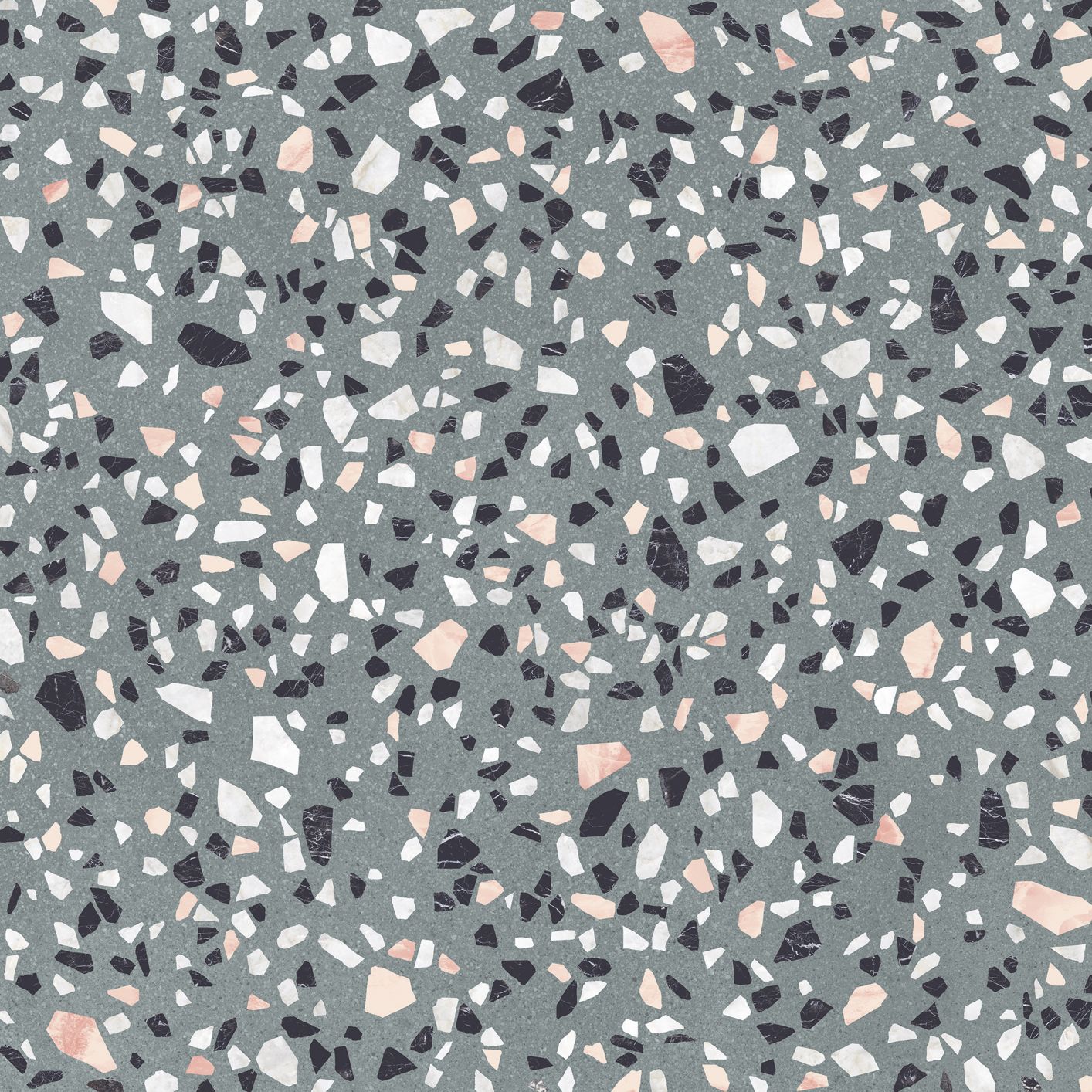 Medley GREEN porcelain field tile by Emil, naturale finish, 36"x36" size. Premium Italian porcelain for floors and walls.