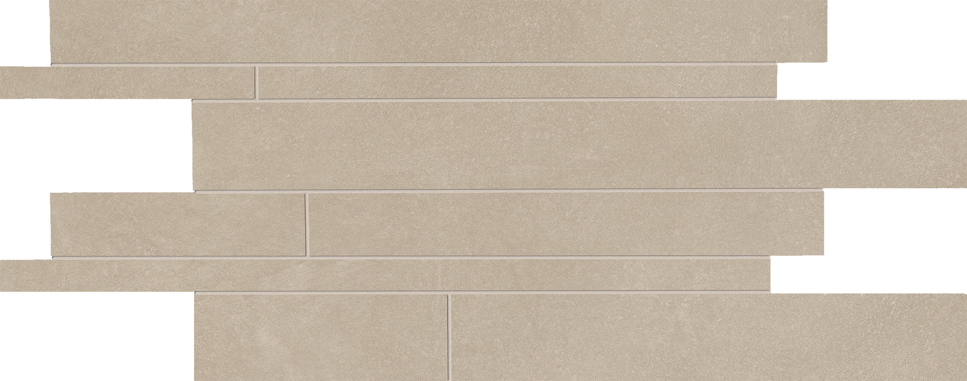 Karman Sabbia porcelain decorative accent tile by Emil, 11 13/16"x23 5/8"x9.5-mm size. Premium Italian porcelain for floors and walls.
