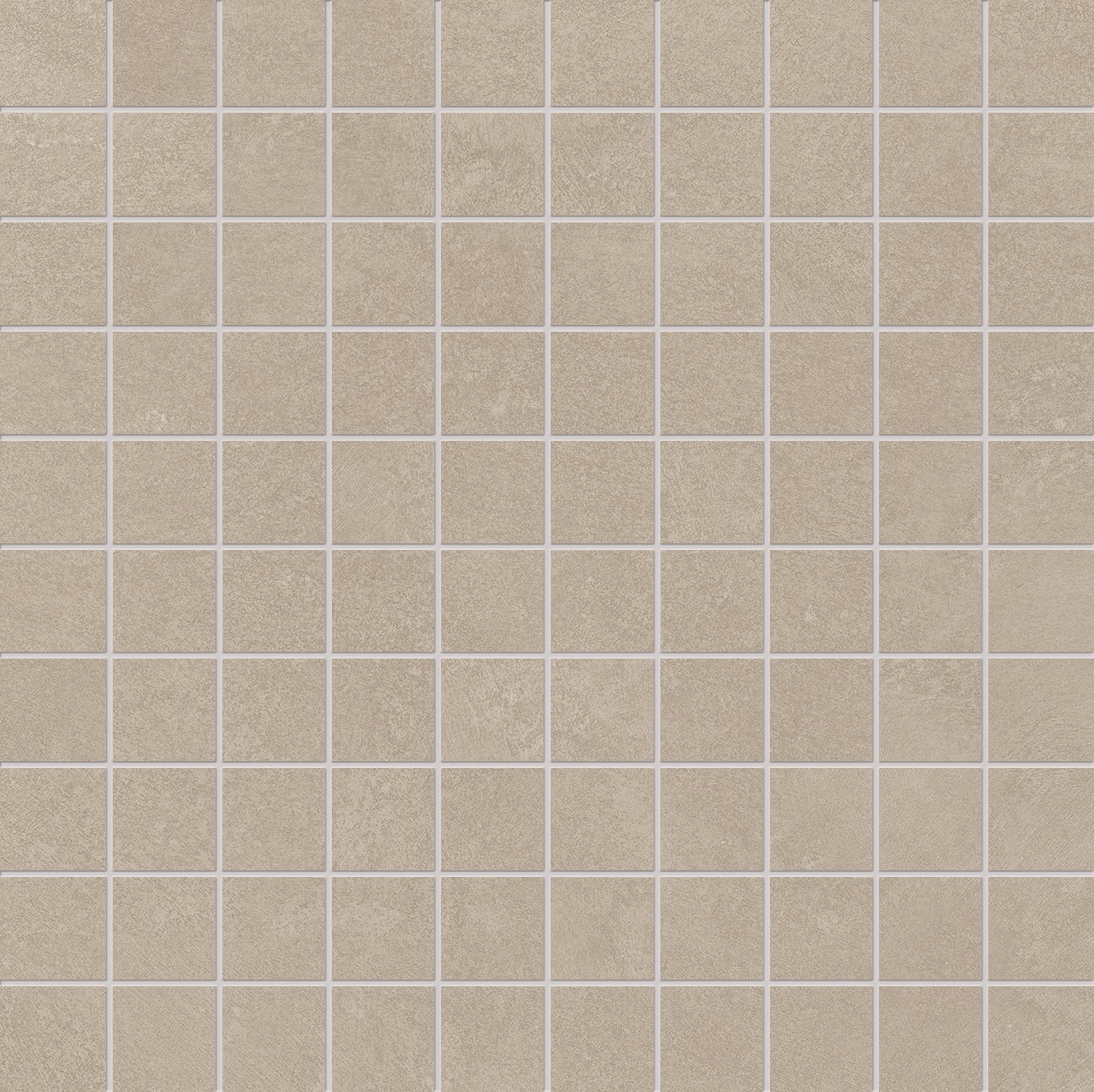Karman Sabbia porcelain mosaic tile by Emil, 11 13/16"x11 13/16"x9.5-mm size. Premium Italian porcelain for floors and walls.