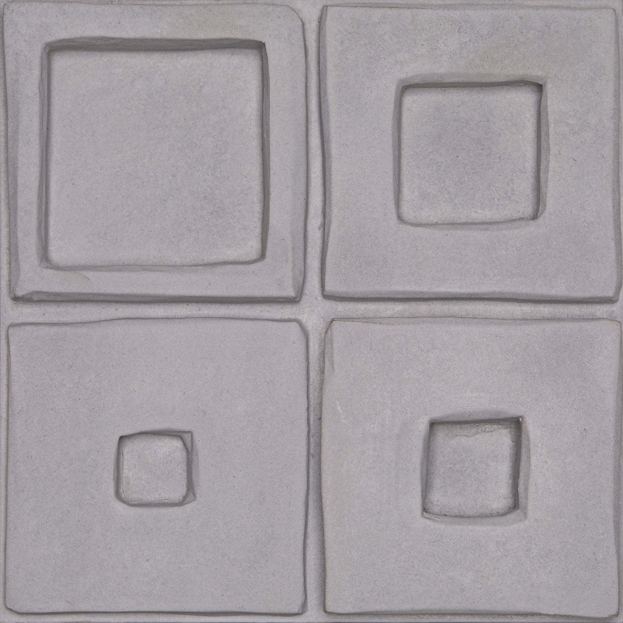 PRISTINE ELEGANCE: Coal Charisma Embossed Field Tile (8"x8"x20-mm | matte | pressed)