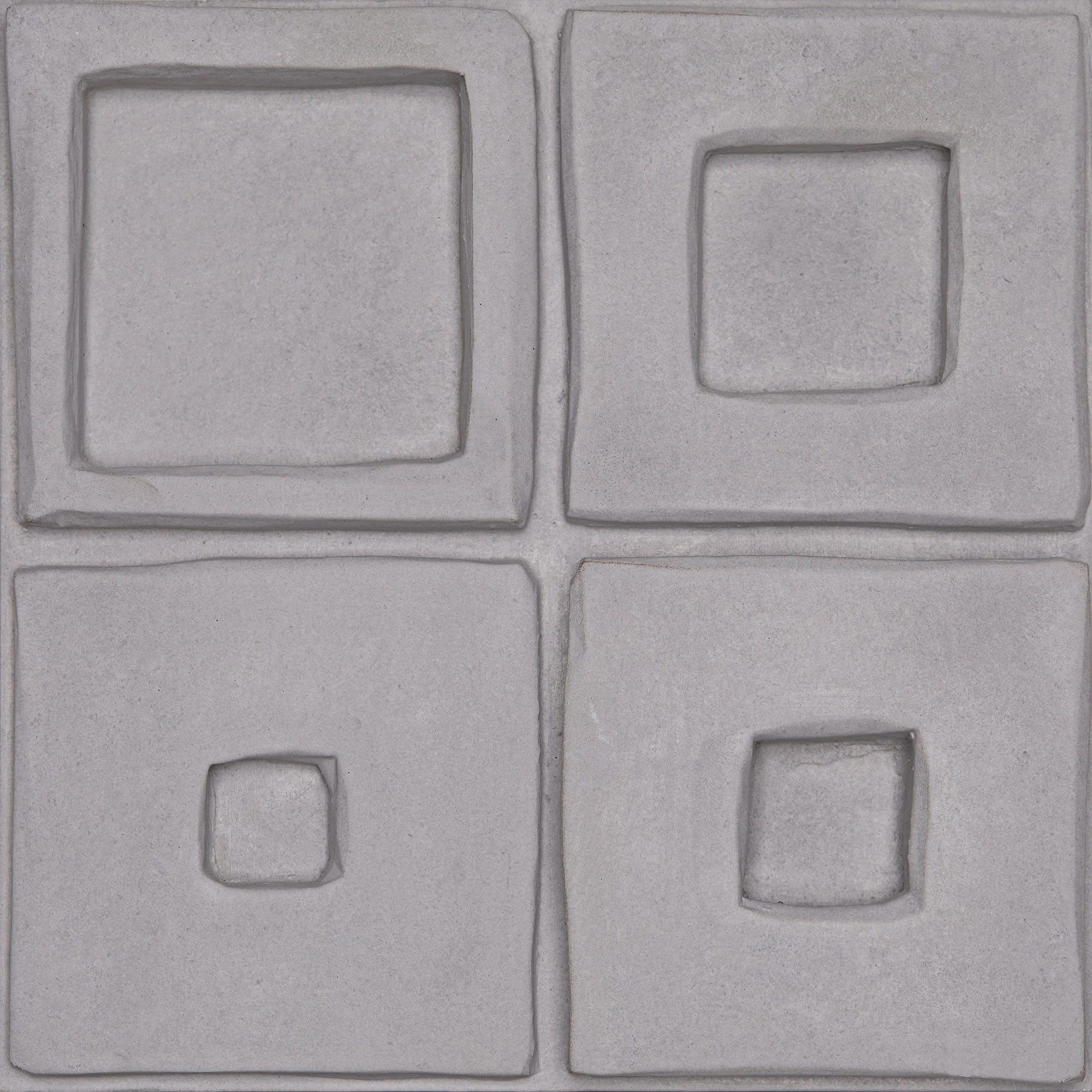 PRISTINE ELEGANCE: Coal Charisma Embossed Field Tile (8"x8"x20-mm | matte | pressed)