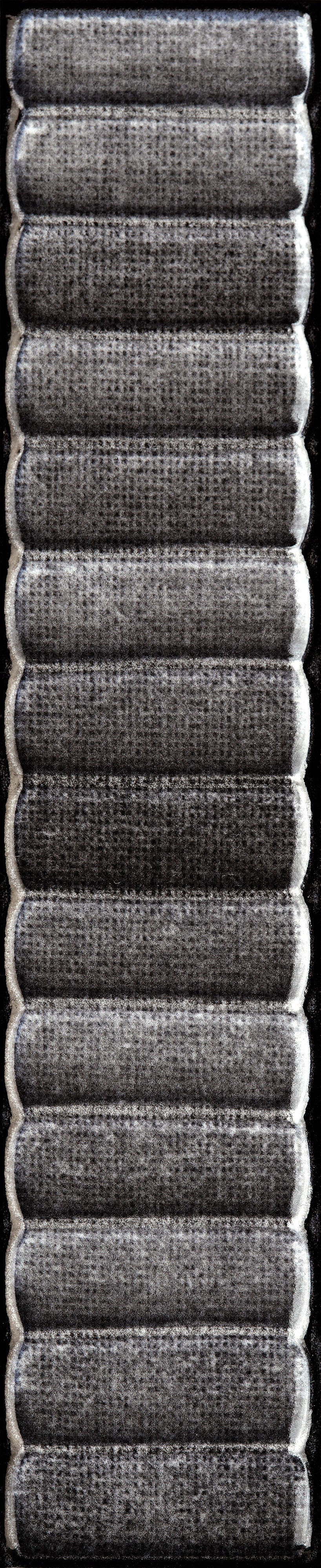 HARBOR LUMINESCENCE: Dusk Descent Groved Field Tile (2"x10"x7-mm | glossy | pressed)