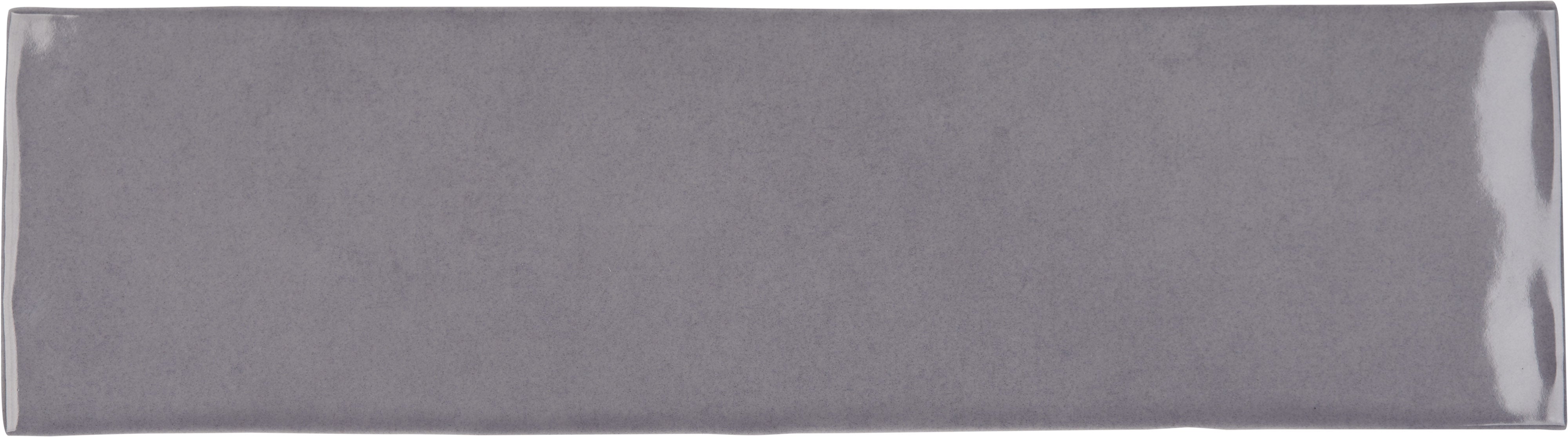 RUSTIC RESERVOIR: Reservoir Charcoal Current Field Tile (3"x10"x8-mm | glossy | pressed)