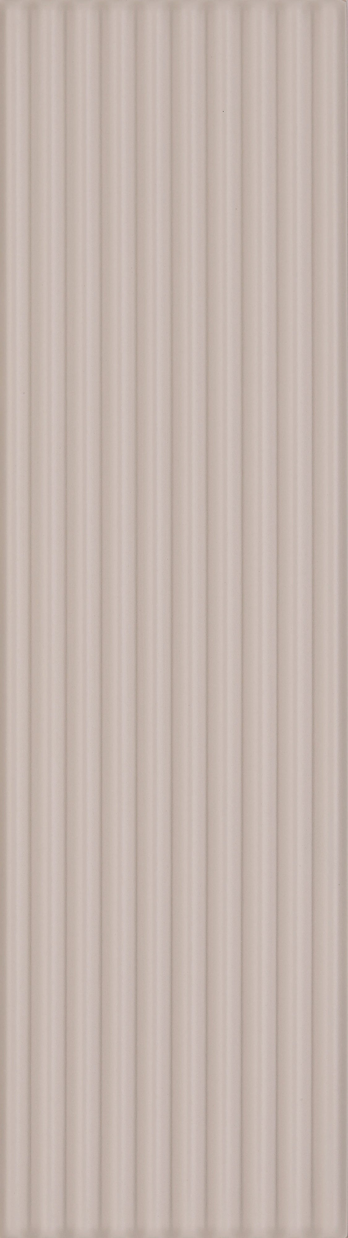 CANVAS RHYTHM: Canvas Raw Groved Field Tile (3"x10"x7.4-mm | matte | pressed)