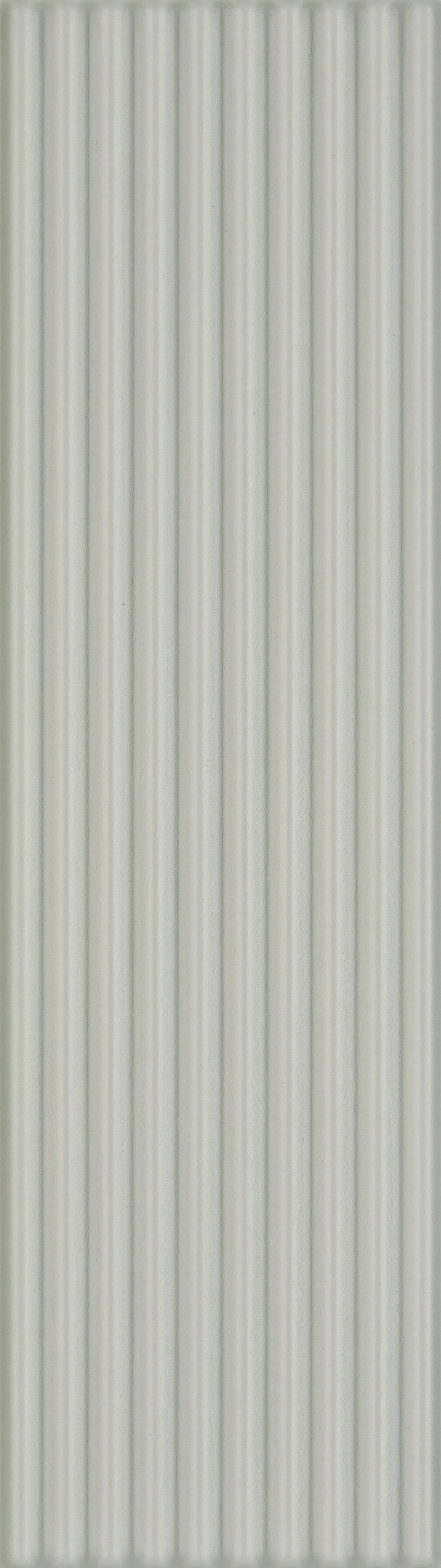 CANVAS RHYTHM: Canvas Sage Groved Field Tile (3"x10"x7.4-mm | matte | pressed)