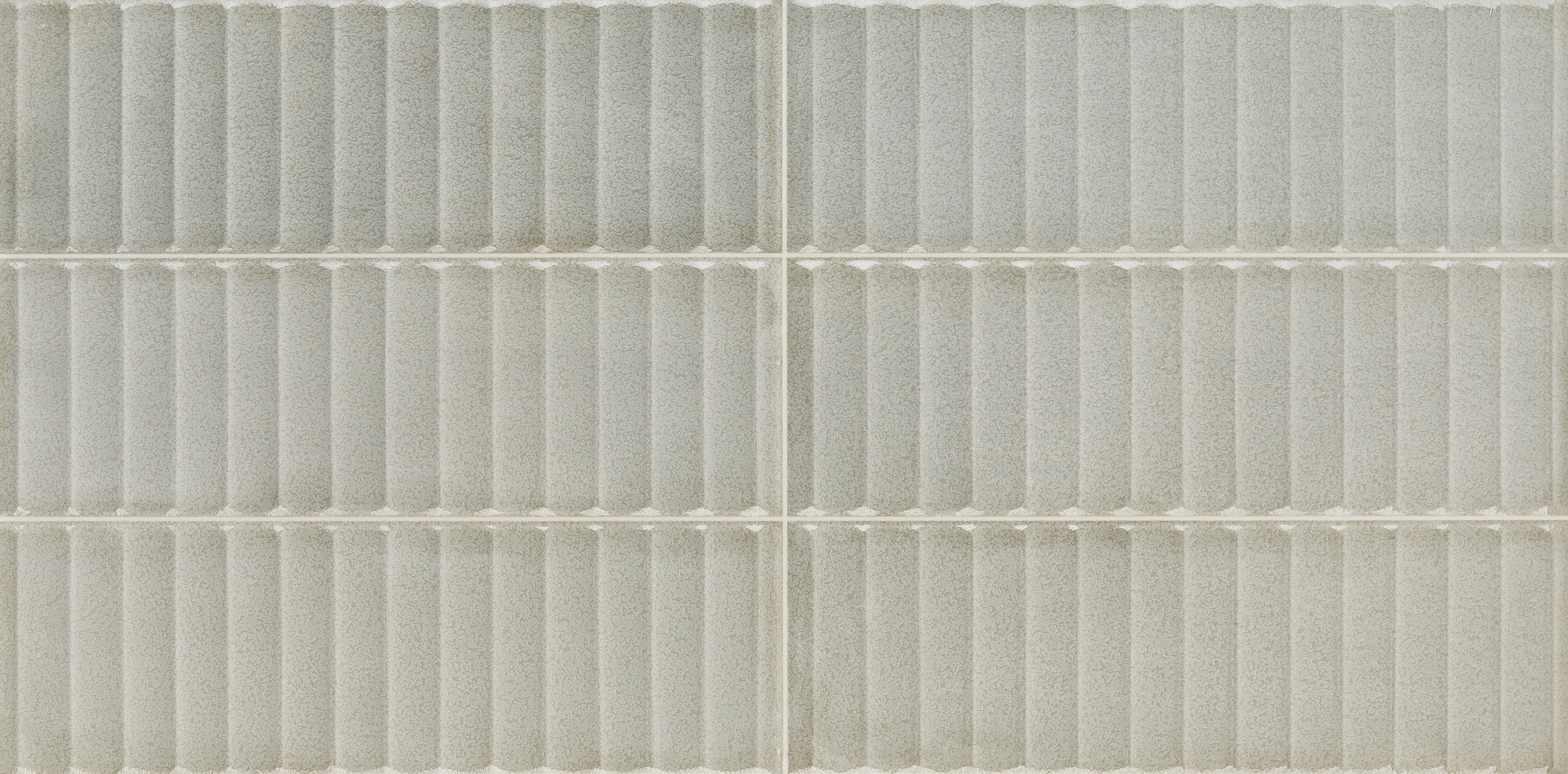 LUSTROUS LUMINARY: Emerald Radiance Groved & Stacked Field Tile (12"x24"x9.5-mm | glossy | rectified)