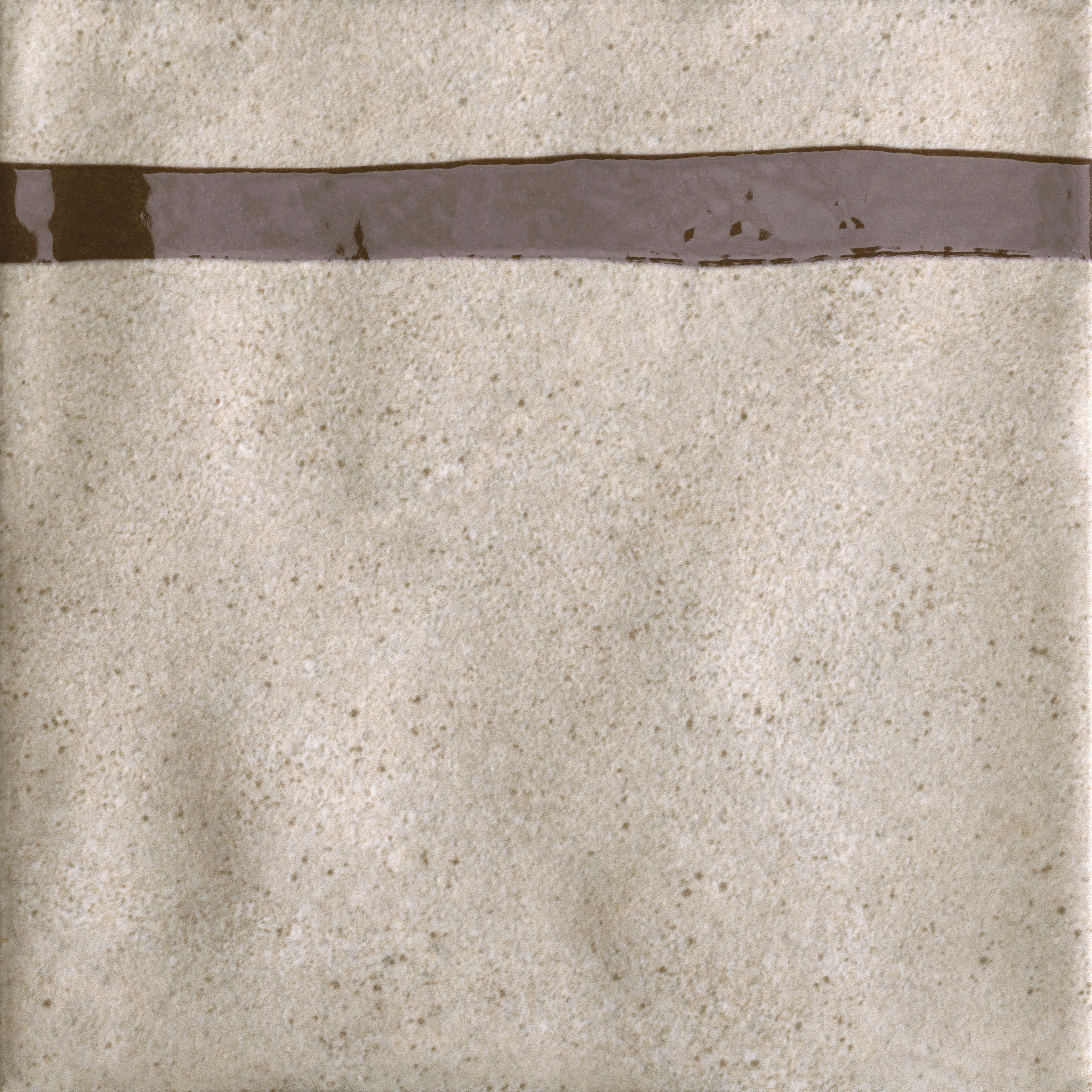 ETHEREAL HARMONY: Brown Melody Field Tile (6"x6"x7-mm | gloss-matte | pressed)