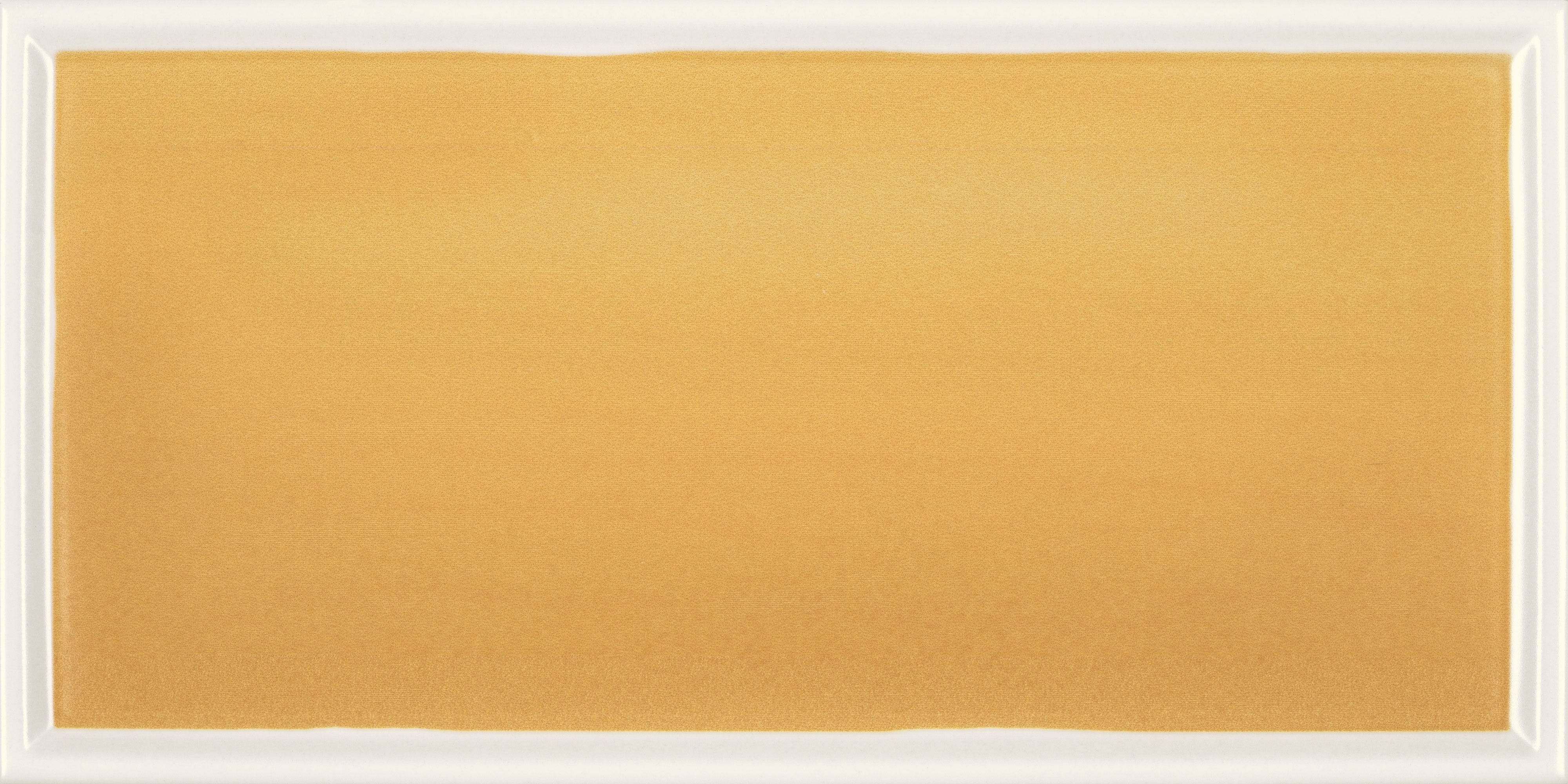 TACTILE STUDIO: Saffron Framed Field Tile (4"x8"x7.4-mm | matte | pressed)