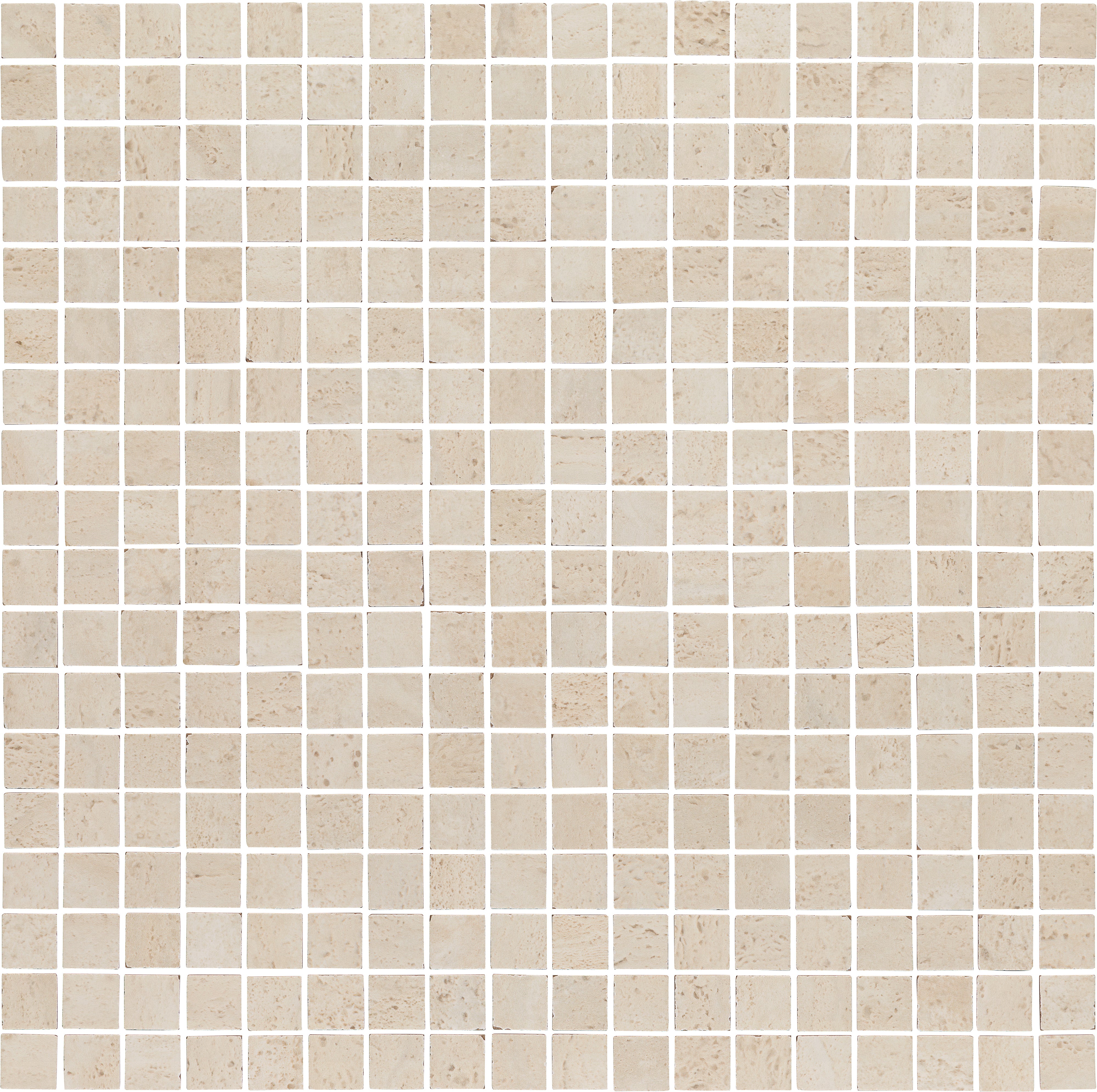 ETERNAL RADIANCE: Ivory Eternity Straight Stack 0.6X0.6 Mosaic (12"x12"x9-mm | polished | rectified)