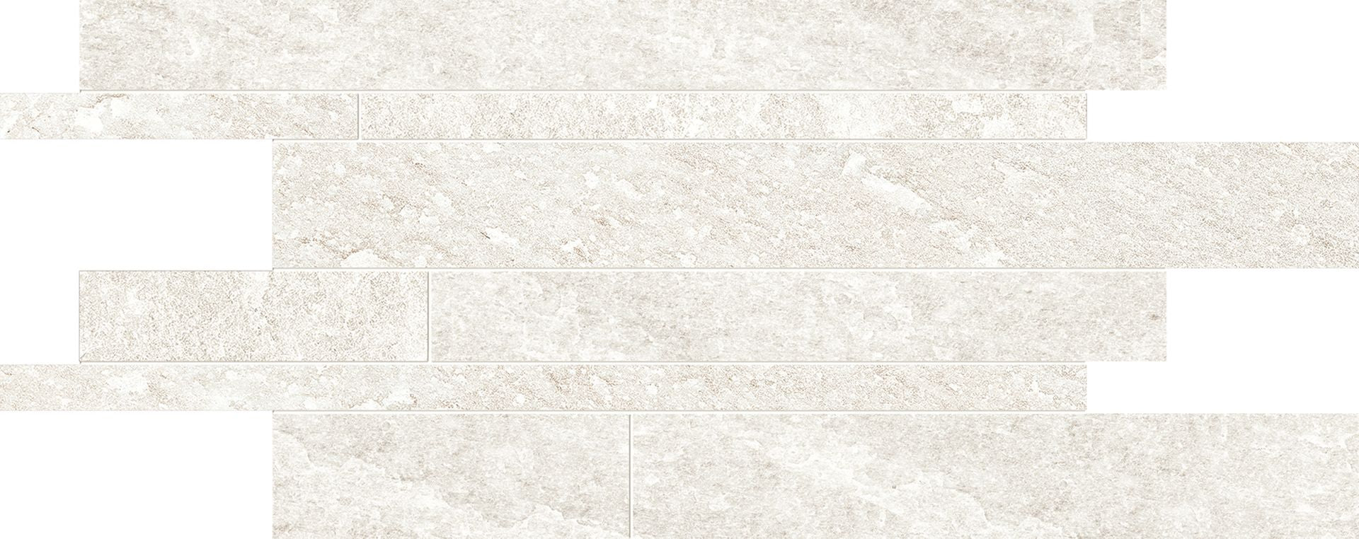Oros Stone White porcelain decorative accent tile by Emil, naturale finish. Premium Italian porcelain for floors and walls.