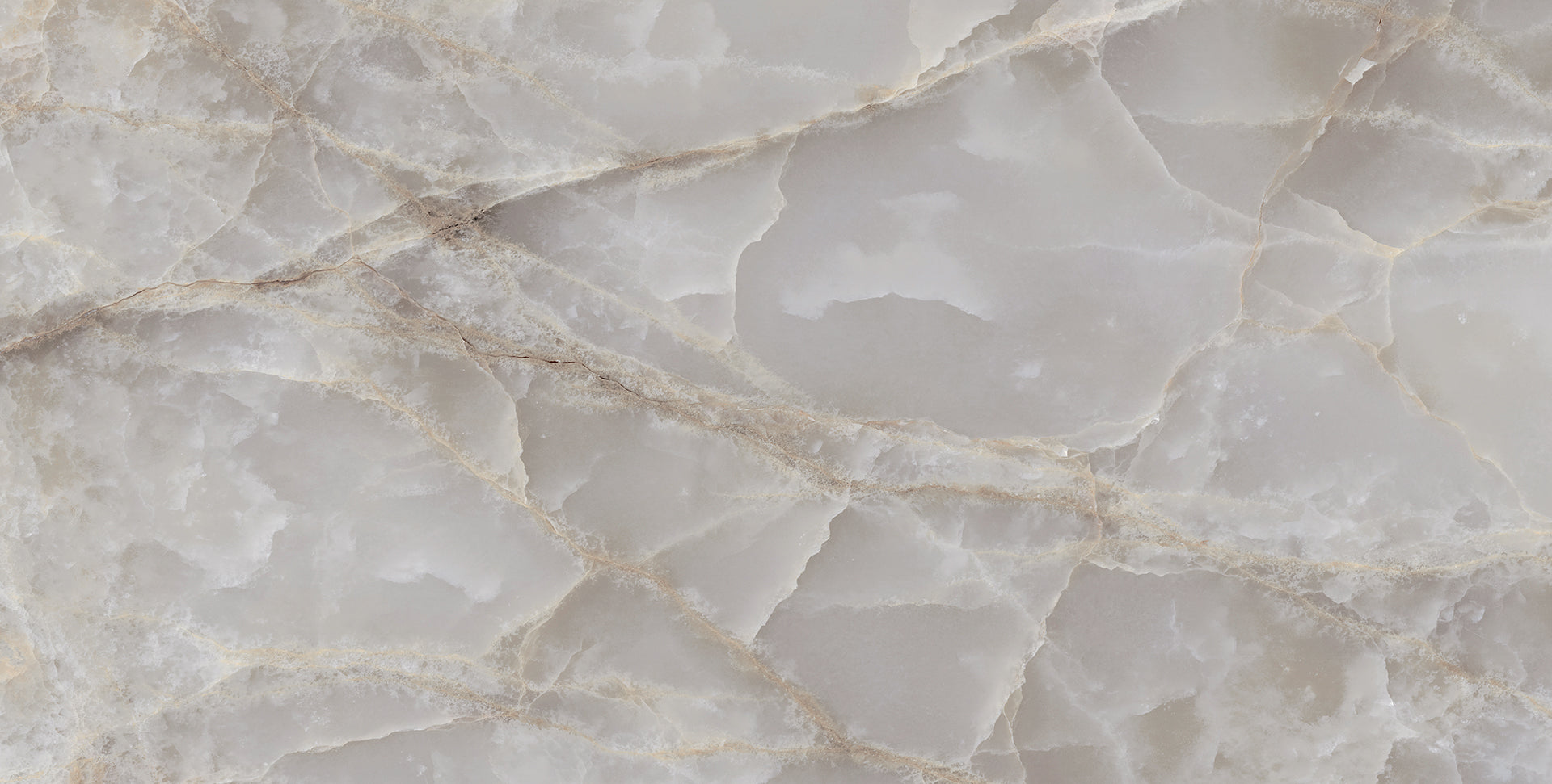 Tele Di Marmo Reloaded ONICE KLIMT porcelain field tile by Emil, silktech finish, 48"x48" size. Premium Italian porcelain for floors and walls.
