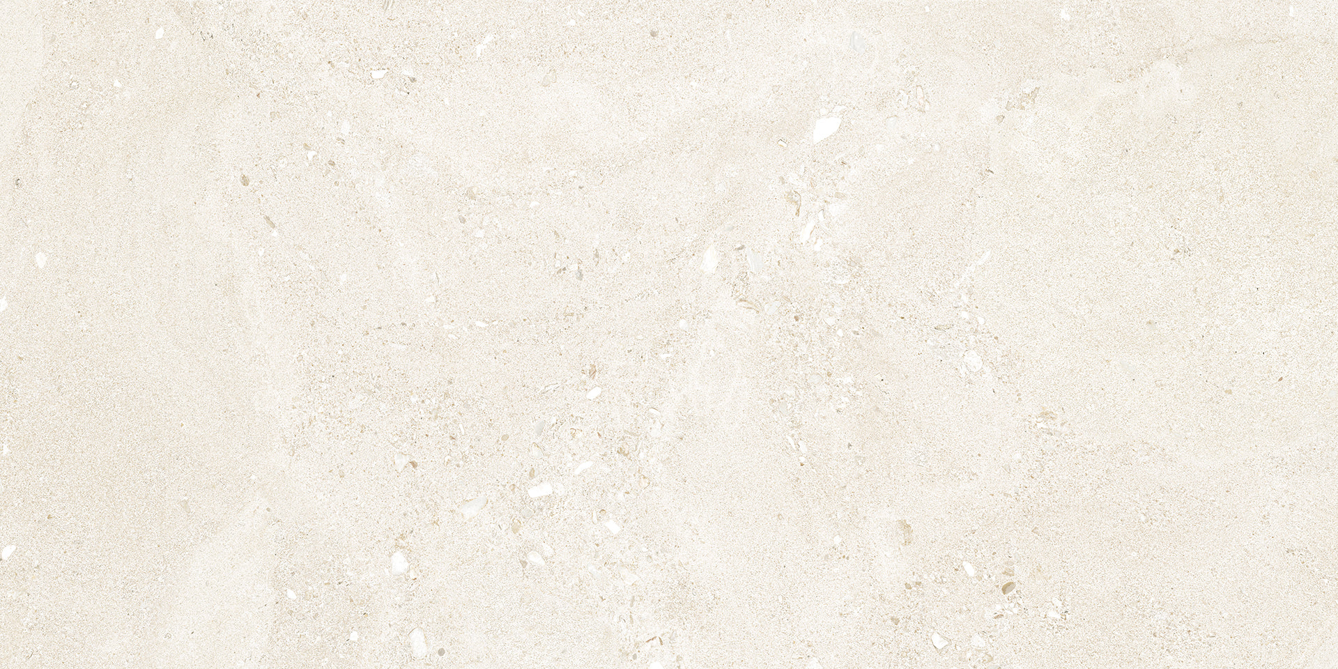 Shellstone White porcelain field tile by Emil, naturale finish, 23 5/8"x47 1/4"x9.5-mm size. Premium Italian porcelain for floors and walls.