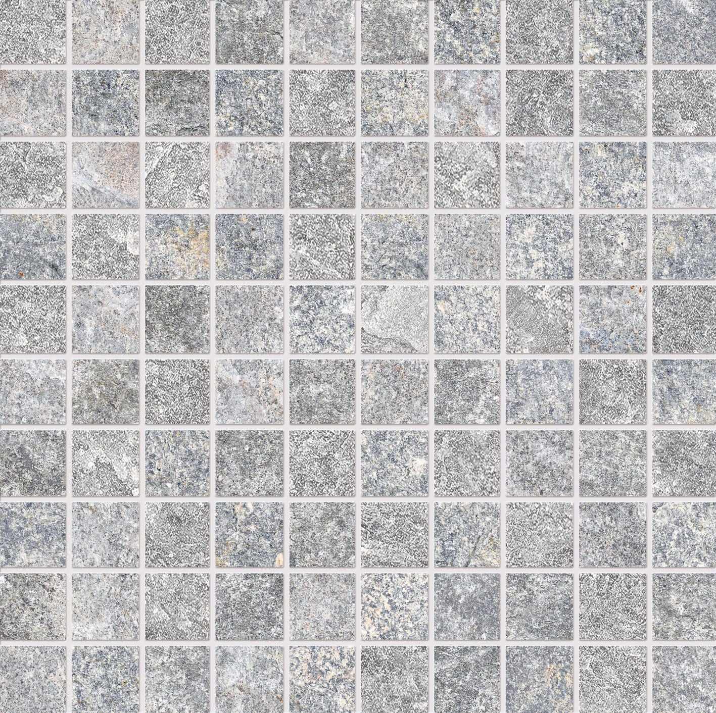 Oros Stone SKY BLUE porcelain mosaic tile by Emil, naturale finish, 12"x24" size. Premium Italian porcelain for floors and walls.