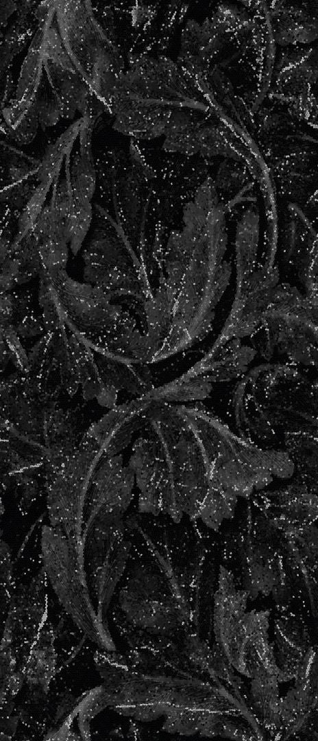 Tele Di Marmo Revolution Calacatta Black porcelain decorative accent tile by Emil, full lappato finish, 47 1/4"x109 7/16"x6.5-mm size. Premium Italian porcelain for floors and walls.