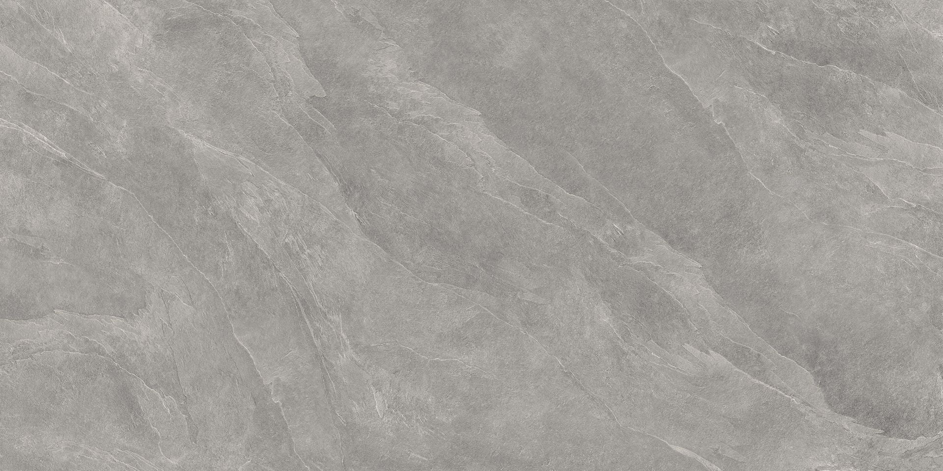Level Stone Slate Grey porcelain field tile by Emil, naturale finish, 62 63/64"x125 63/64"x6.5-mm size. Premium Italian porcelain for floors and walls.
