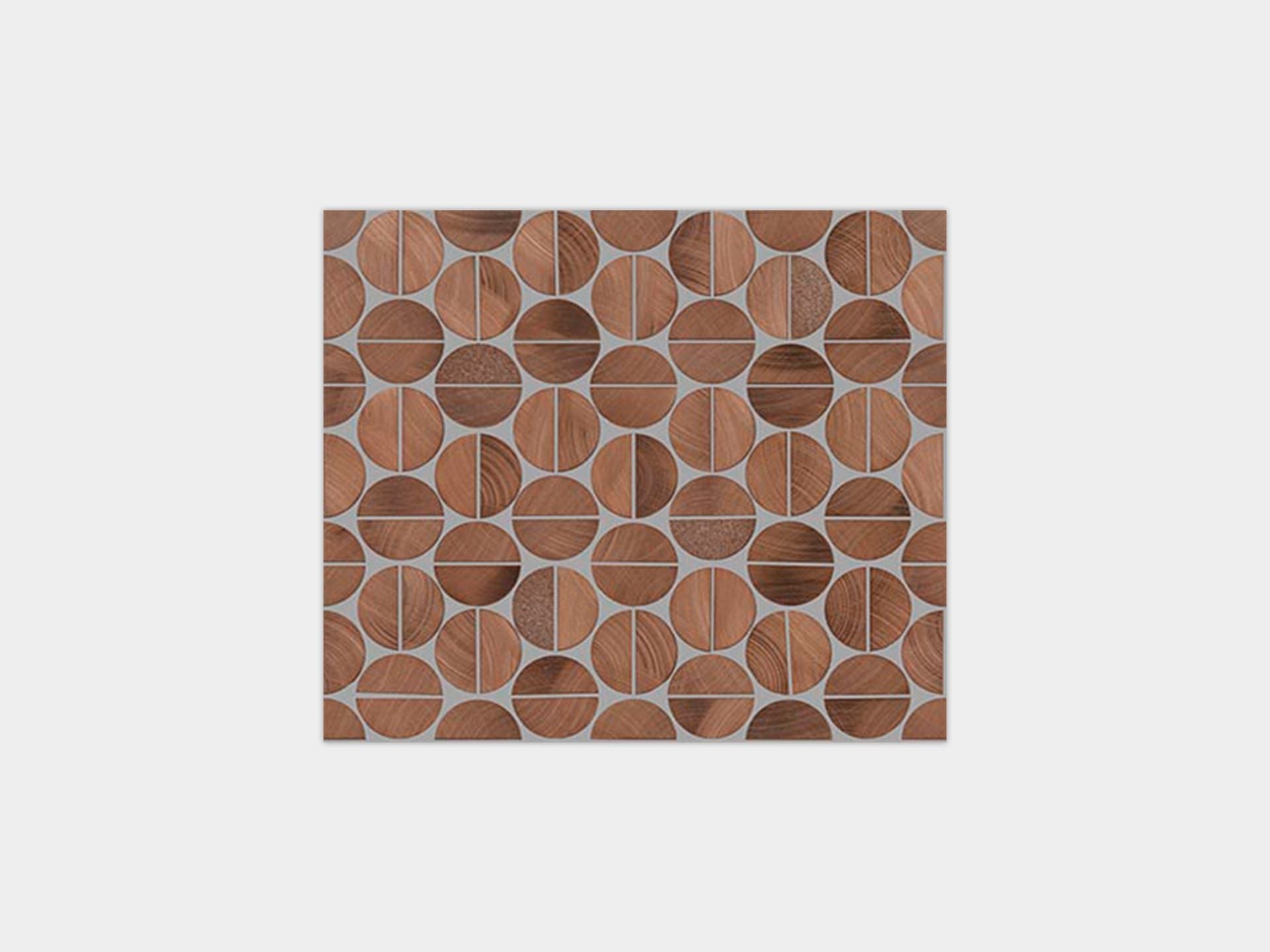 Sphere Copper Mosaic (13x12x2-mm | gloss)