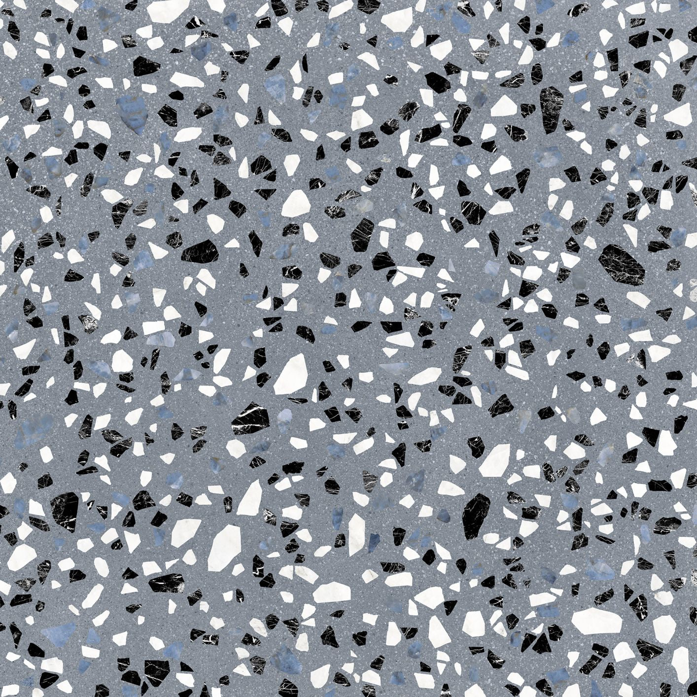 Medley BLUE porcelain field tile by Emil, naturale finish, 36"x36" size. Premium Italian porcelain for floors and walls.