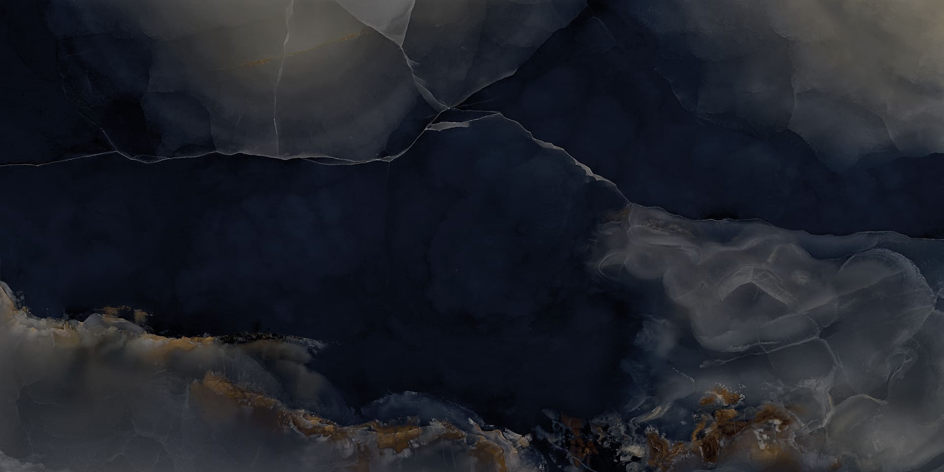 Level Marmi Onyx Black porcelain field tile by Emil, full lappato finish, 63 25/32"x127 9/16"x12-mm size. Premium Italian porcelain for floors and walls.