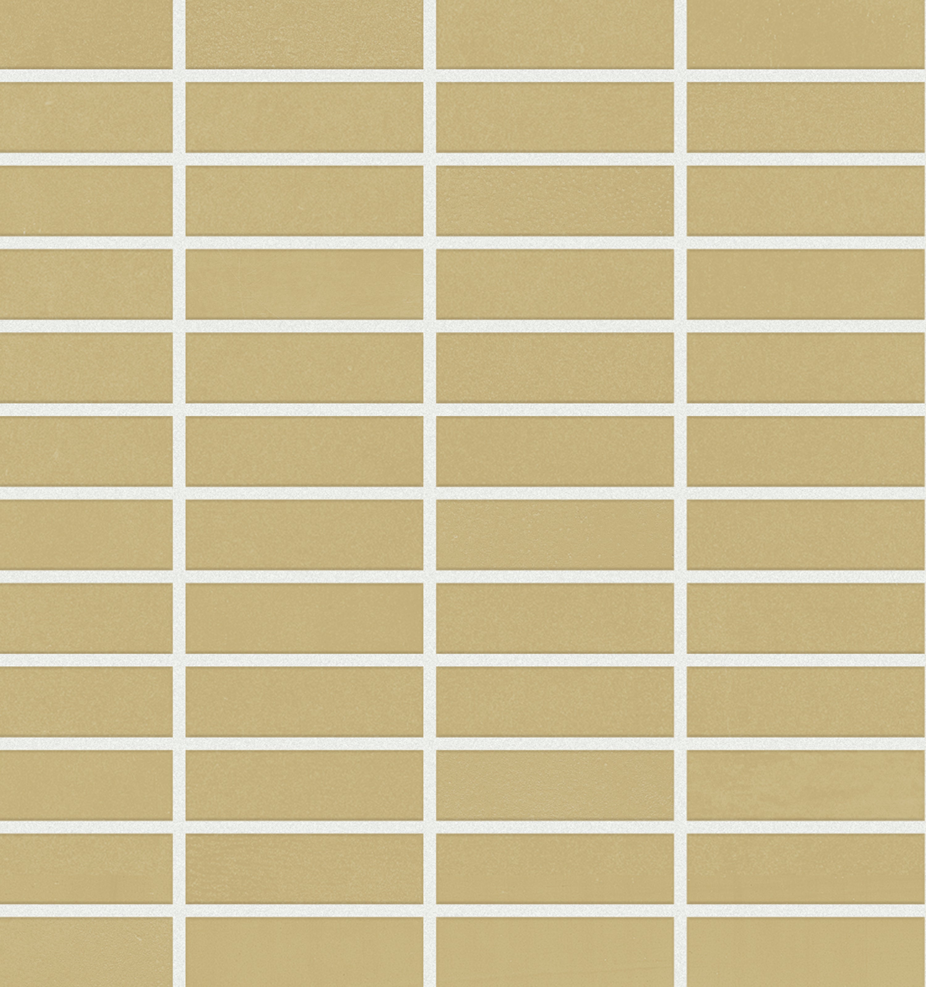Vision Color Golden Yellow porcelain mosaic, top-down product view, 12"×12"×11/32" size. Premium porcelain for floors and walls.