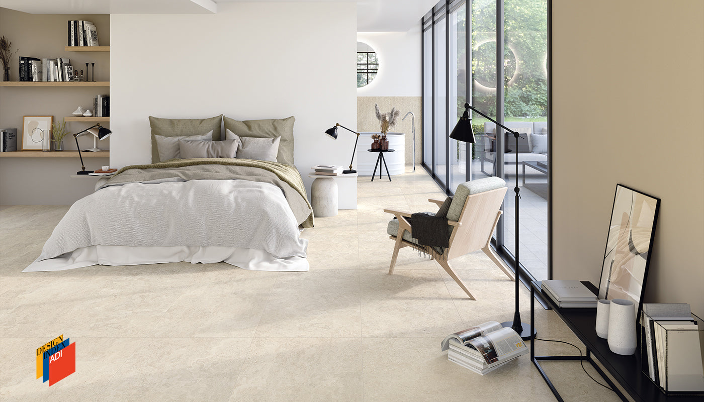 Landscape AVORIO porcelain mosaic tile by Emil, silktech finish, 12"x24" size. Premium Italian porcelain for floors and walls.