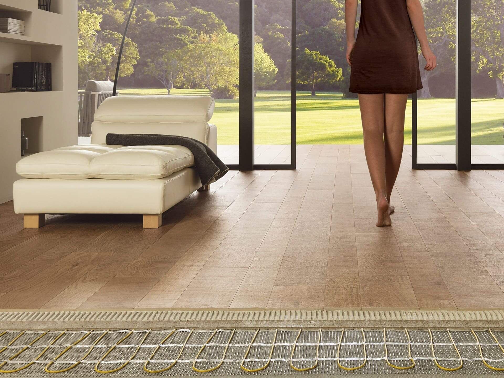 Oxford Brown Natural Floor Tile (12x47x11.5-mm | matt)