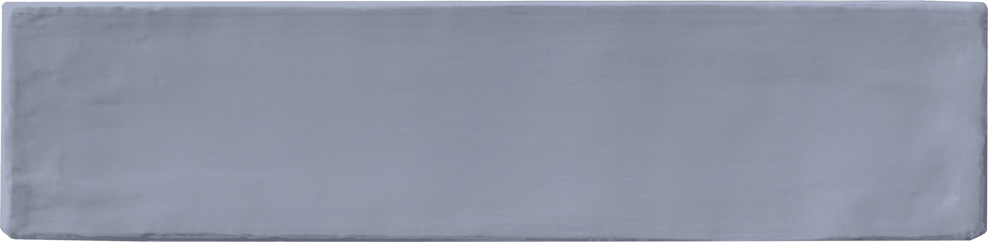 Totalook Blu Avio porcelain field tile by Emil, matt finish, 2 3/8"x9 1/2"x9.5-mm size. Premium Italian porcelain for floors and walls.