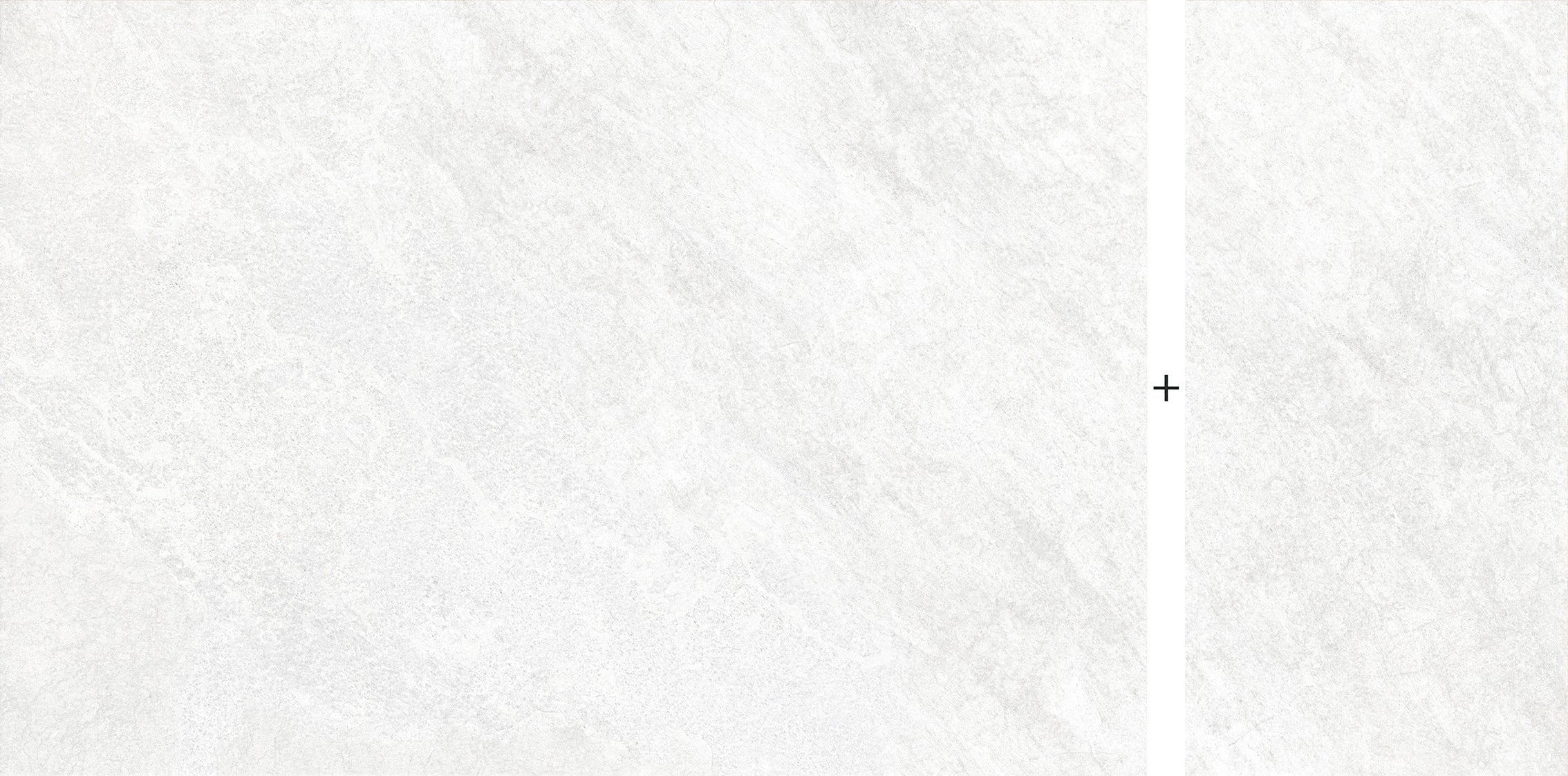 FRONTIER20 Arctic White porcelain pavers, top-down product view, 2 pcs / 7.75 sqft / 0.7874" thick size. Premium porcelain for floors and walls.