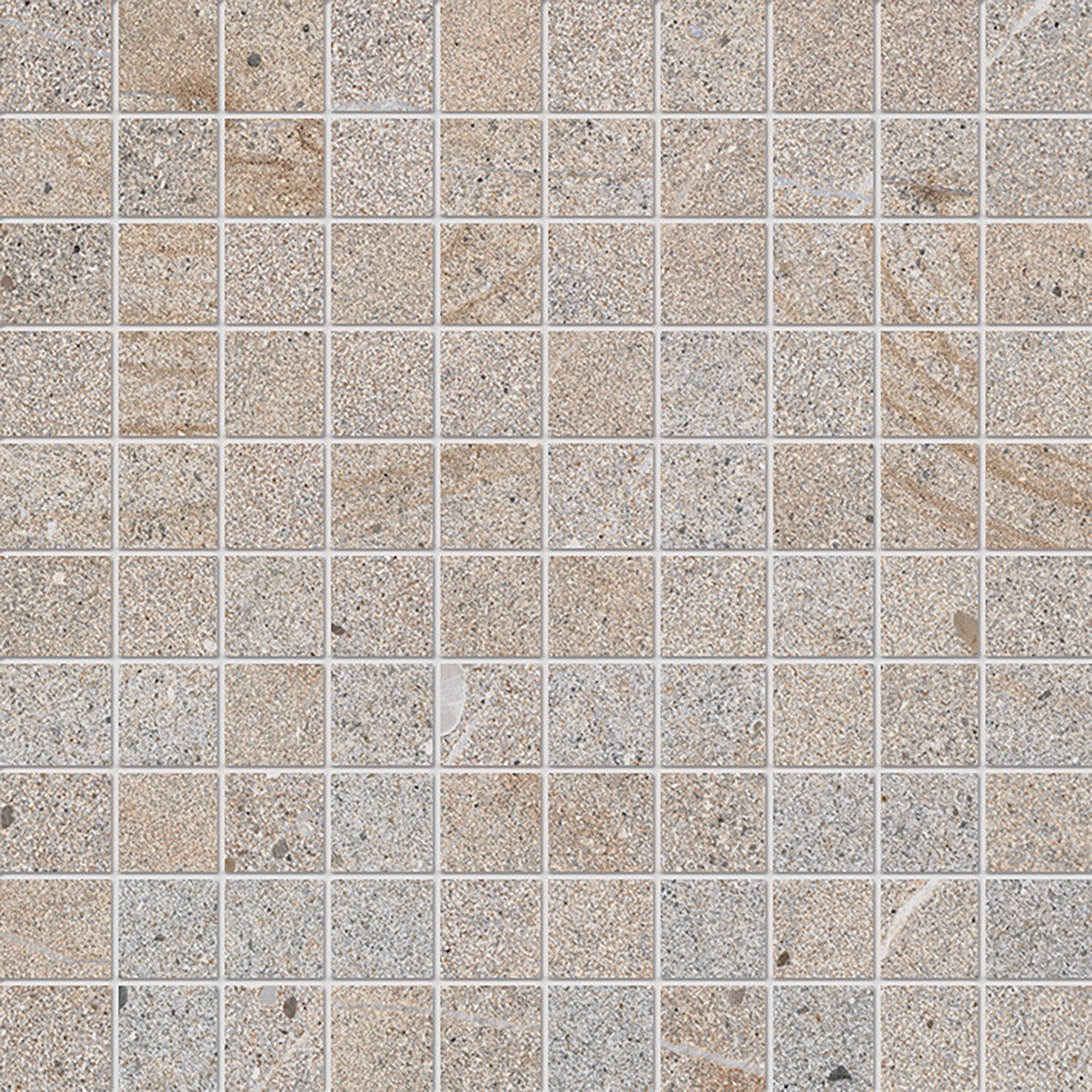 Cornerstone GRANITE STONE porcelain mosaic tile by Emil, naturale finish, 12"x24" size. Premium Italian porcelain for floors and walls.