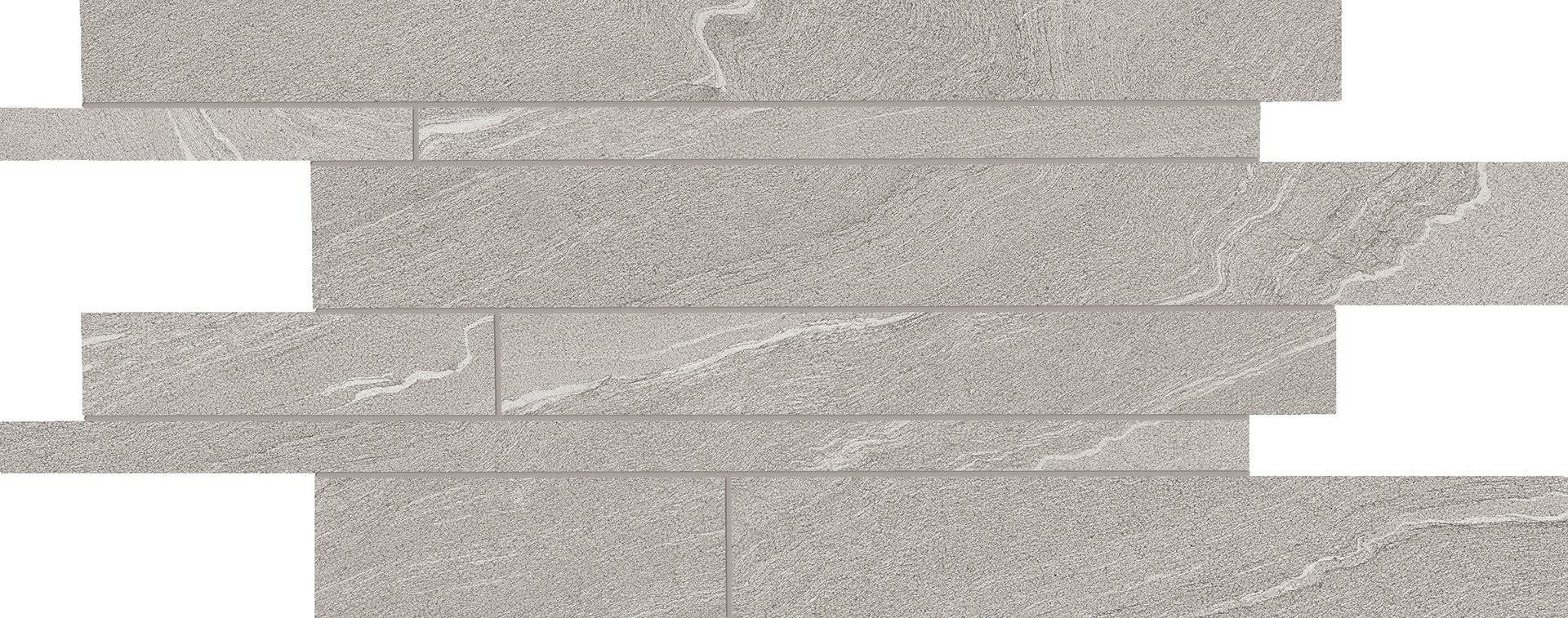 Stone Talk Grey porcelain decorative accent tile by Emil, naturale finish, 11 13/16"x23 5/8"x9.5-mm size. Premium Italian porcelain for floors and walls.