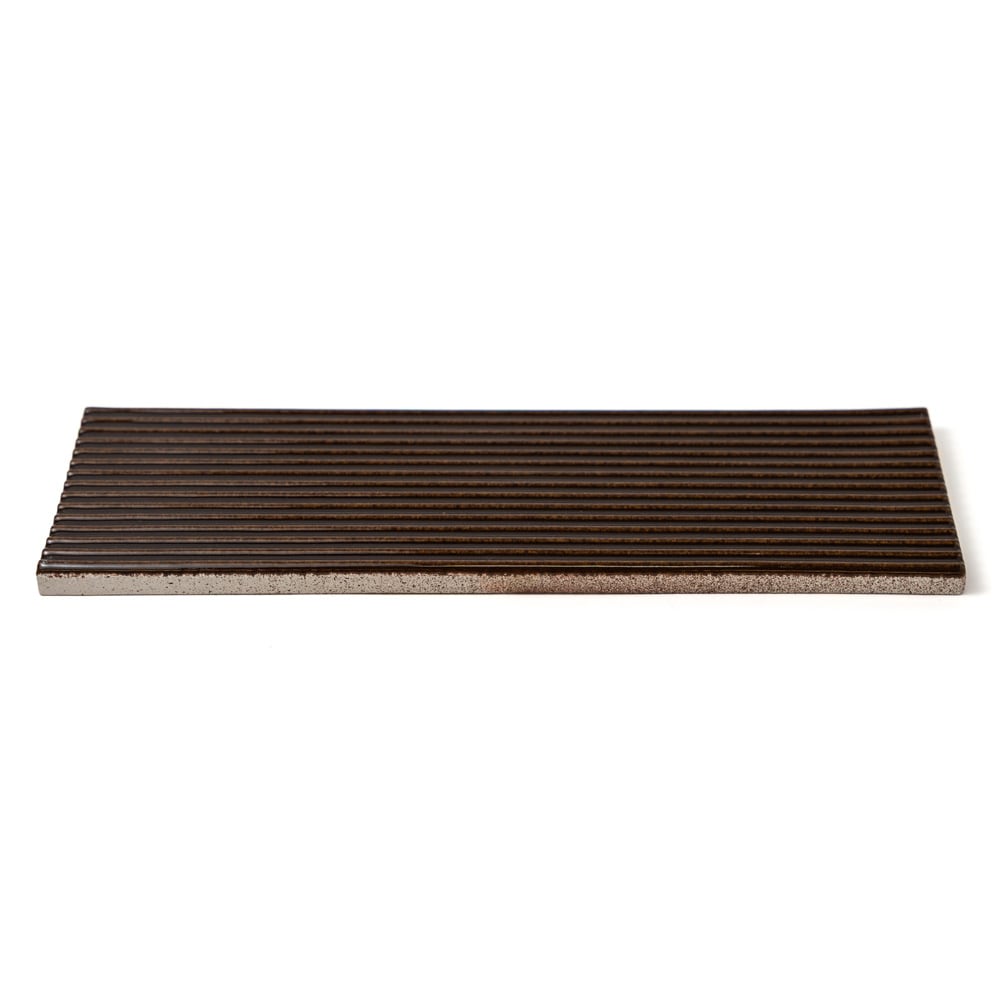 Closeout Sale Hickory ceramic field tile, top-down product view, 4"×12"×1/2" size. Premium ceramic for floors and walls.