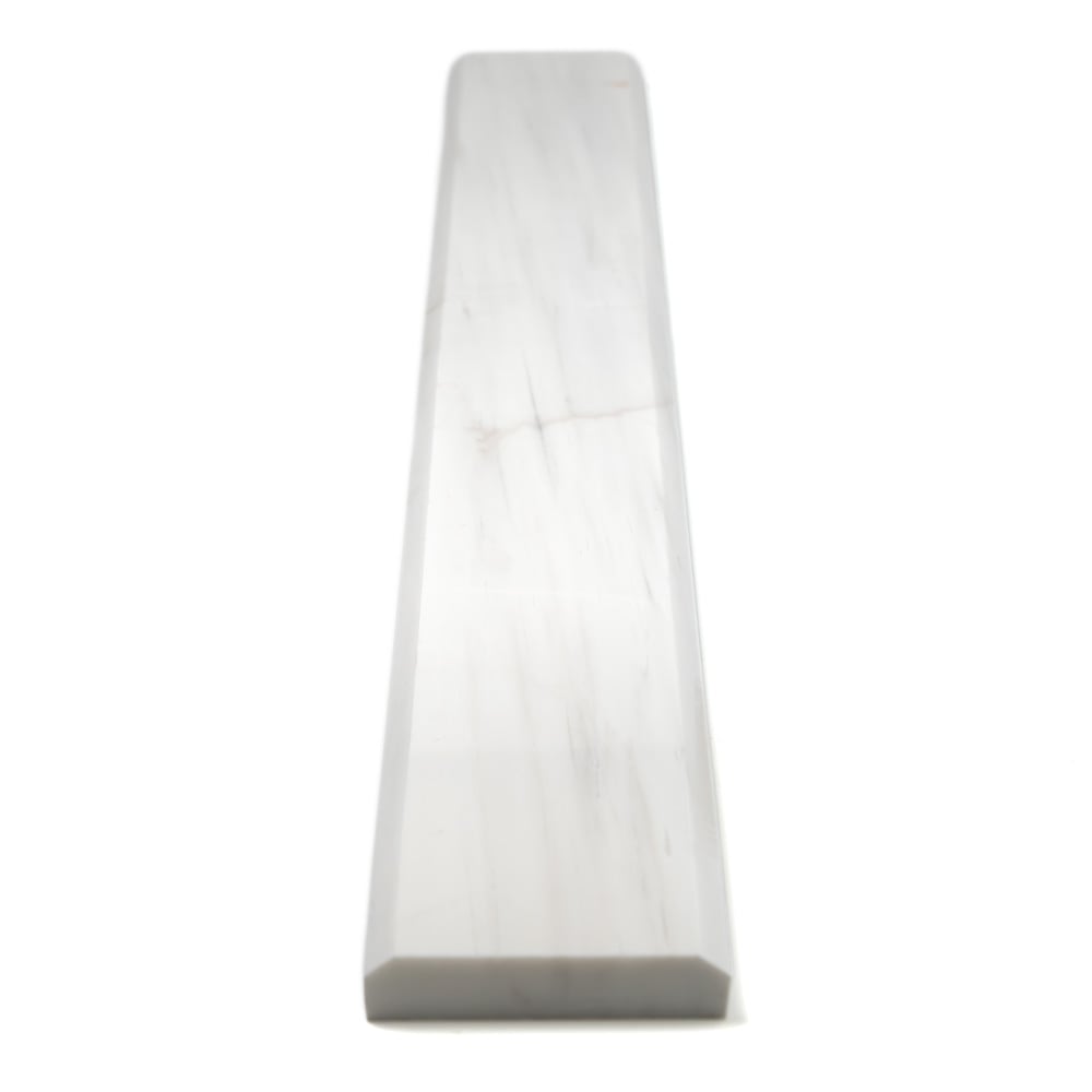 Snow White Shelves Marble Accessories (4"×36"×3/4" | polished)