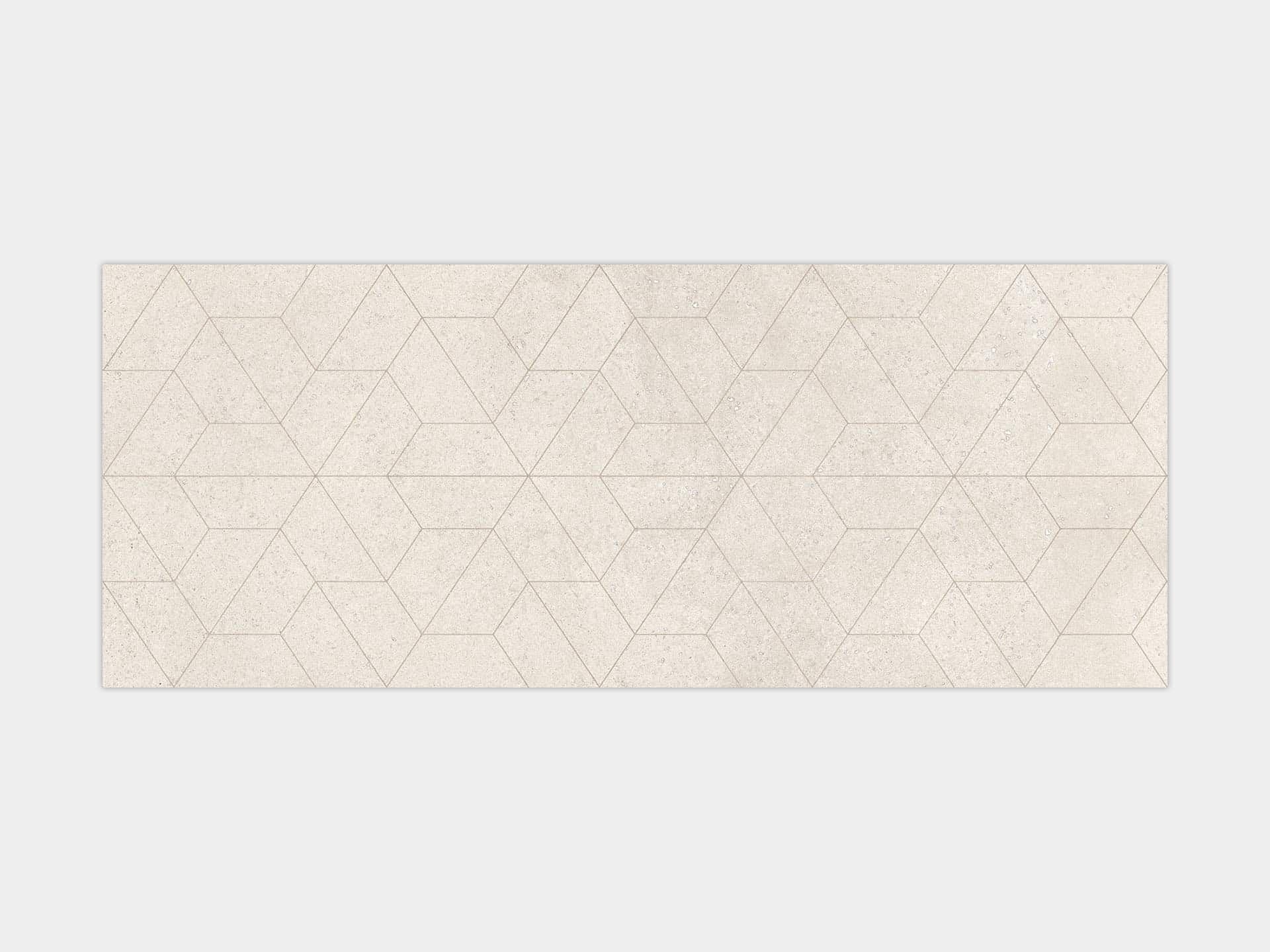 Terra Bone Deco Wall Tile (23x59x12.5-mm | matt)