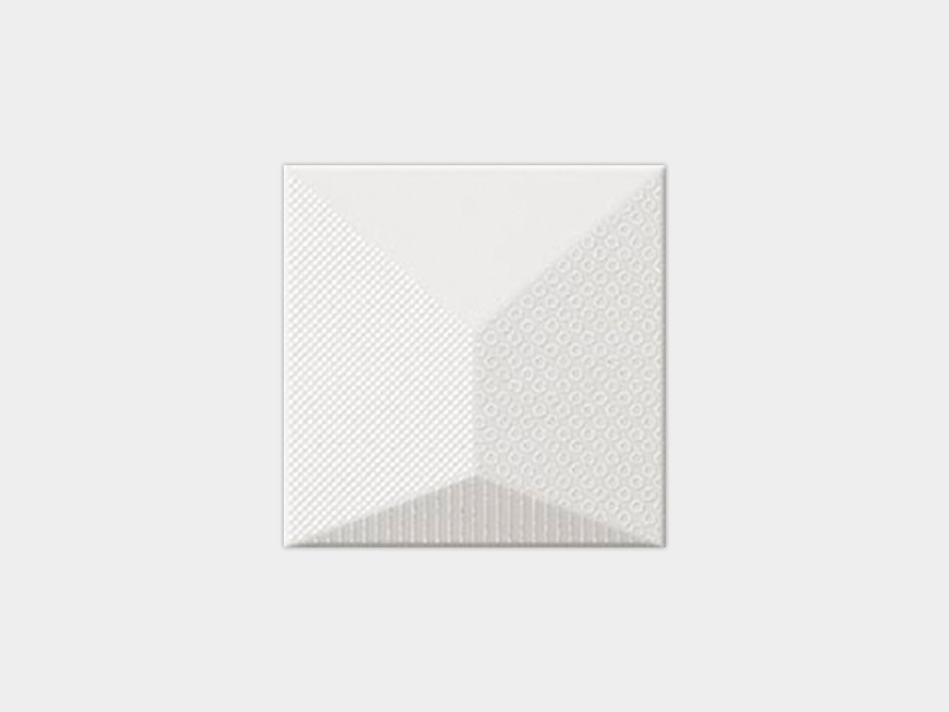 Cosmos White Deco S2 Wall Tile (6x6x18-mm | matt)