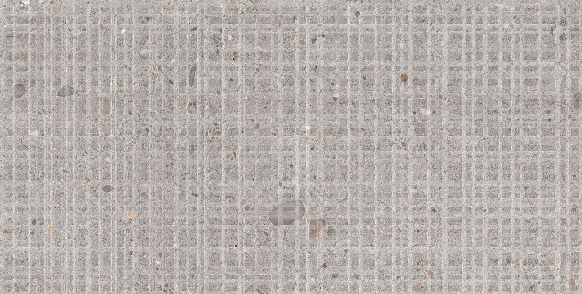 Ego Grigio porcelain decorative accent tile by Emil, 30x60 cm size. Premium Italian porcelain for floors and walls.