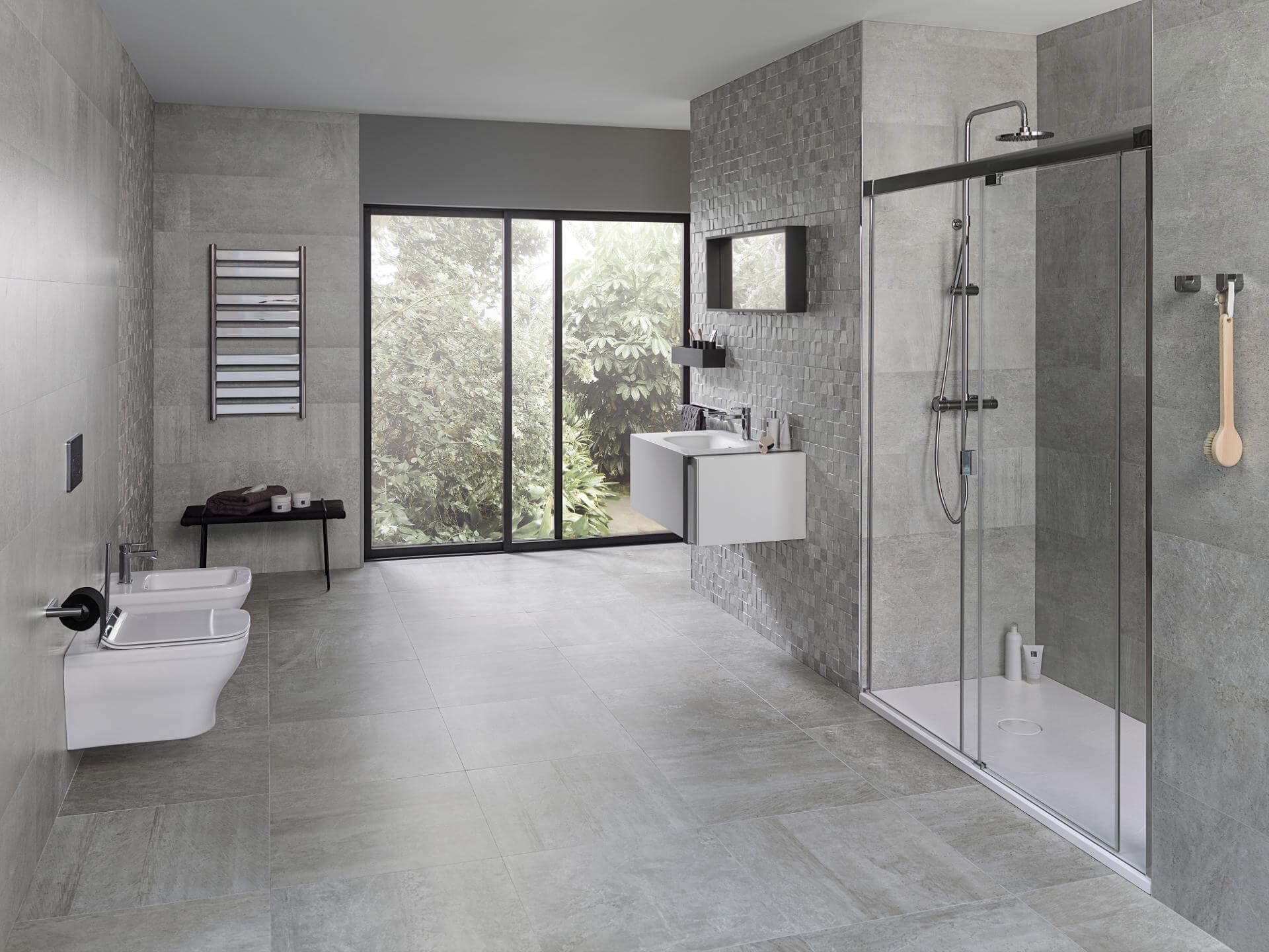 Rodano Acero Floor Tile (23x23x8.5-mm | matt)