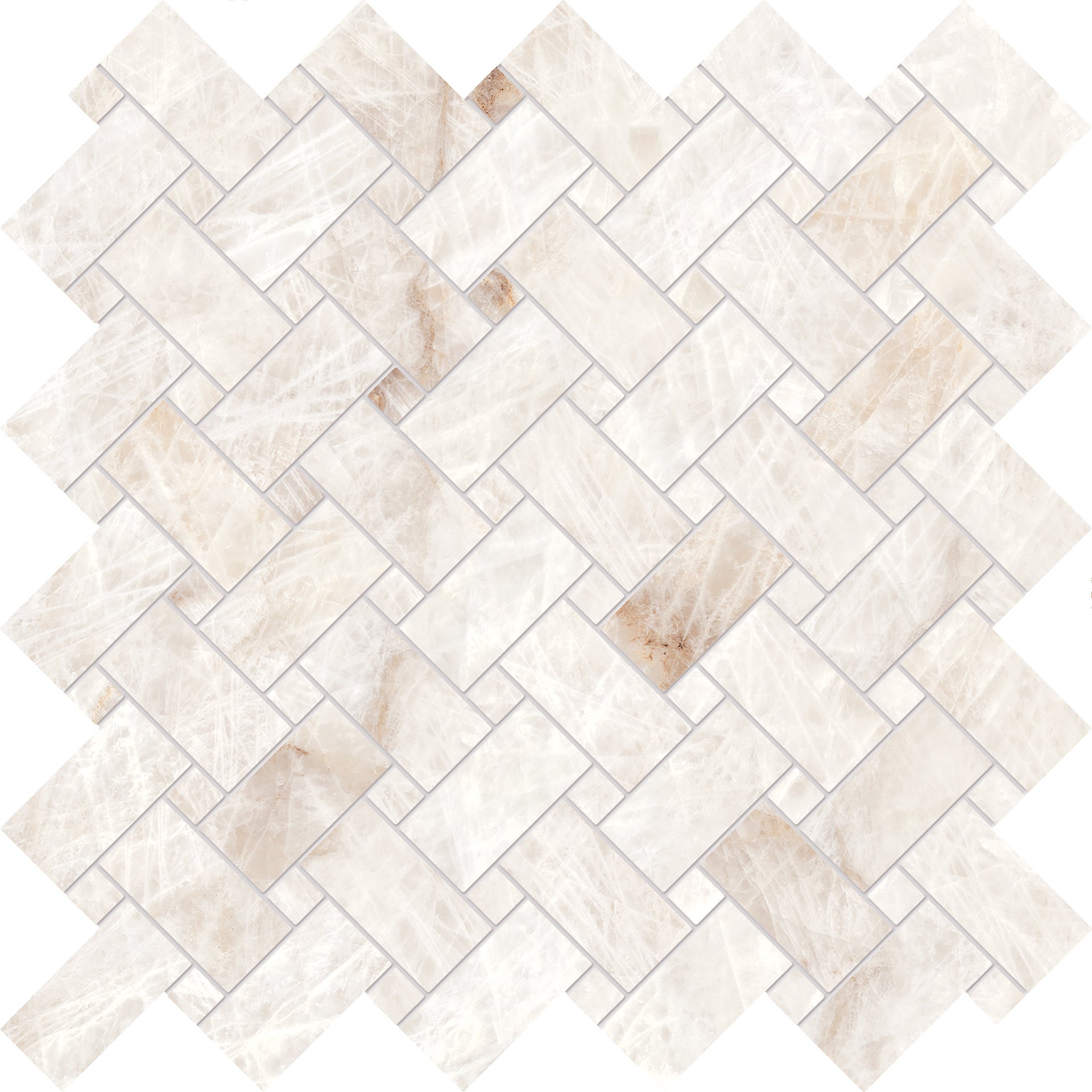 Tele Di Marmo Reloaded Quarzo Kandinsky porcelain decorative accent tile by Emil, full lappato finish, 11 13/16"x11 13/16"x6.5-mm size. Premium Italian porcelain for floors and walls.