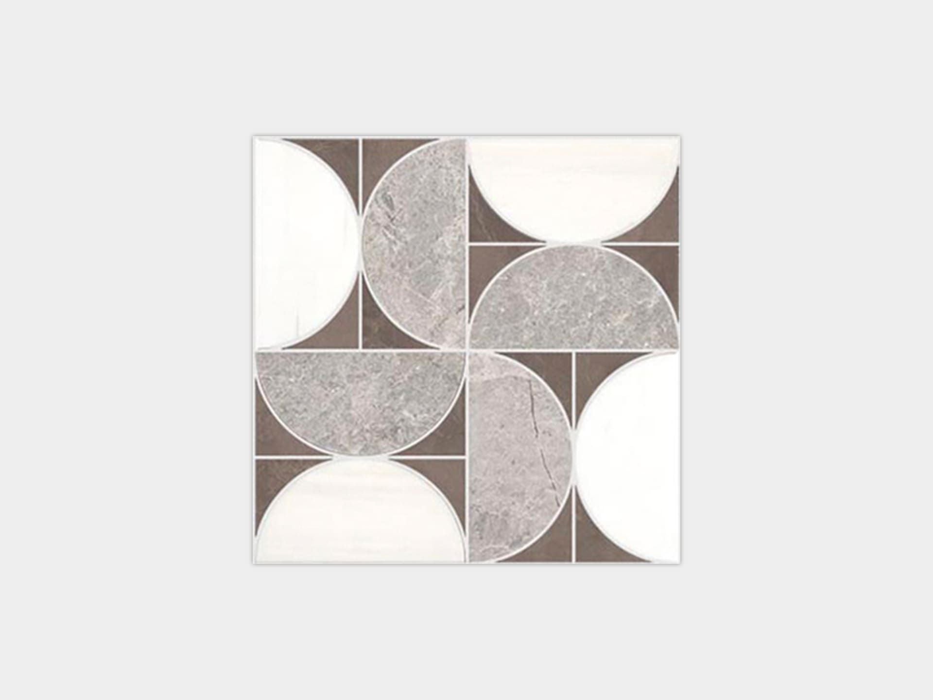 Figure Dark Spiral Mosaic (12x12x10-mm | matt)