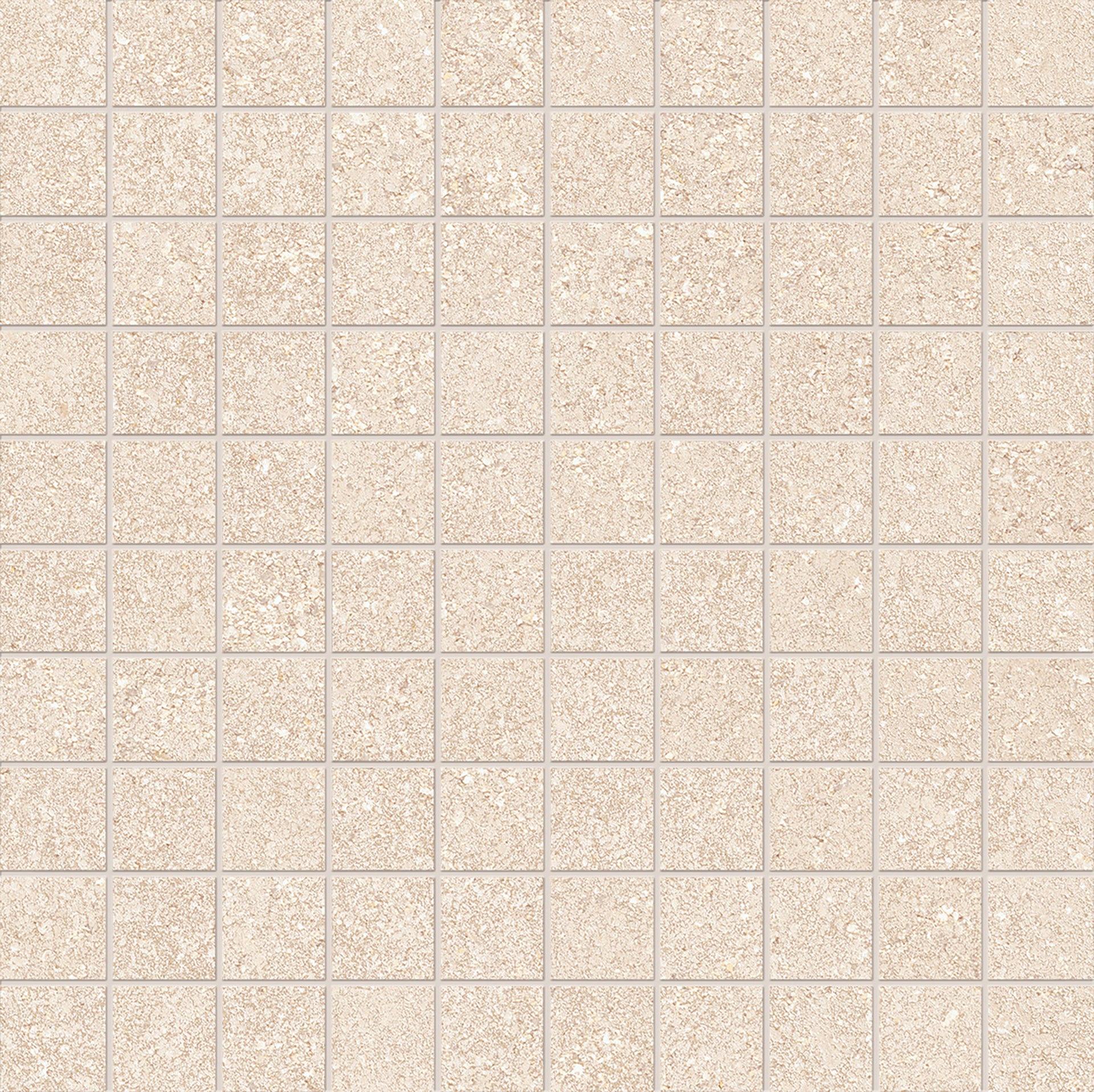 Pietra Essenza Sabbia porcelain mosaic tile by Emil, silktech finish, 11 13/16"x11 13/16"x9-mm size. Premium Italian porcelain for floors and walls.