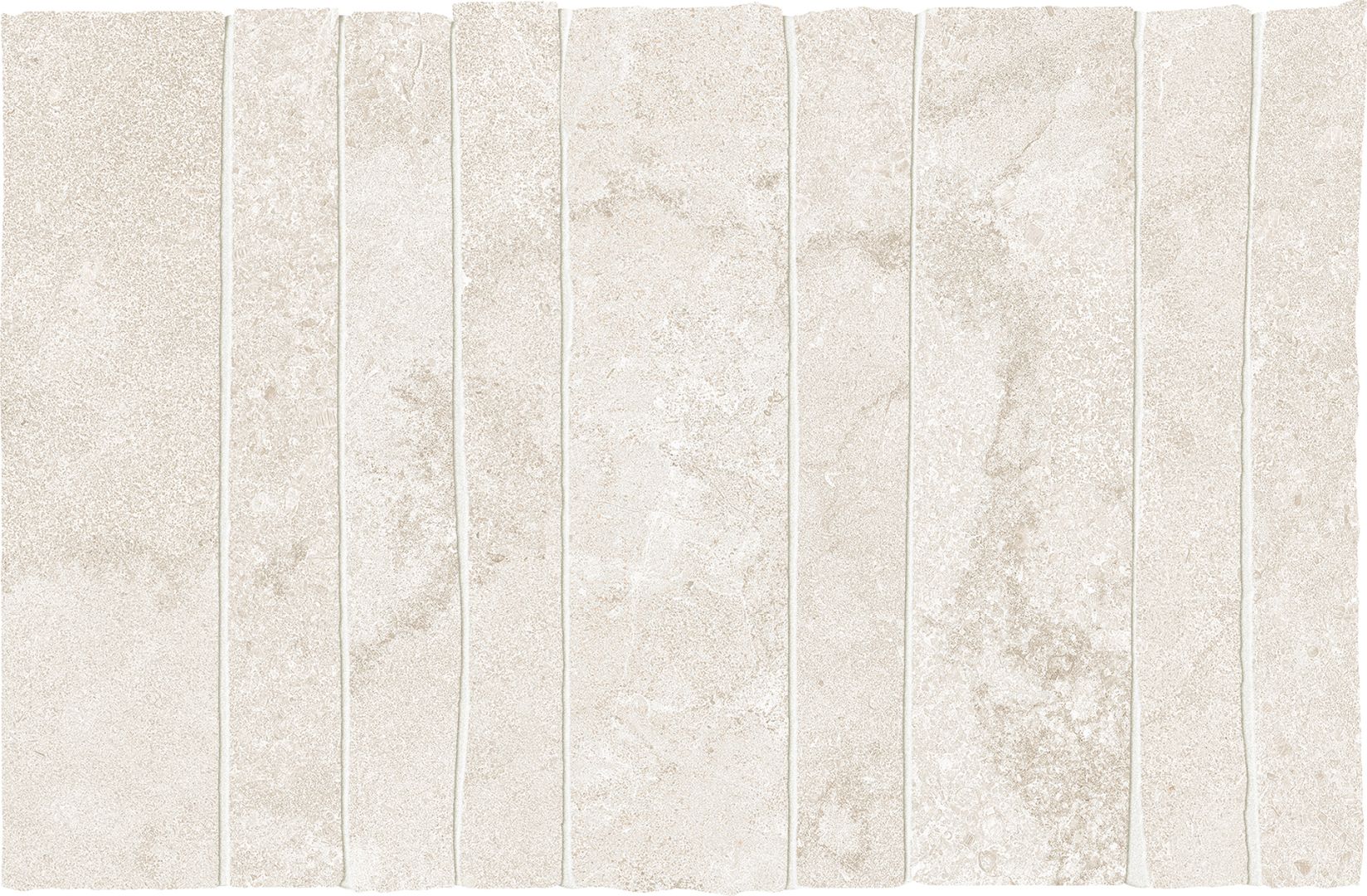 Portland Stone Talc porcelain mosaic tile by Emil, 1 9/16"x11 7/16"x9-mm size. Premium Italian porcelain for floors and walls.