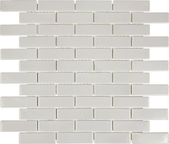 Soho mosaic by Anatolia Tile, top-down product view, 1"×3" size. Premium porcelain for floors and walls.