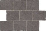 LANDSCAPE: Antracite Mosaico Muretto Porcelain Mosaic (11 13/16"x17 11/16"x9.5-mm | silktech | rectified)