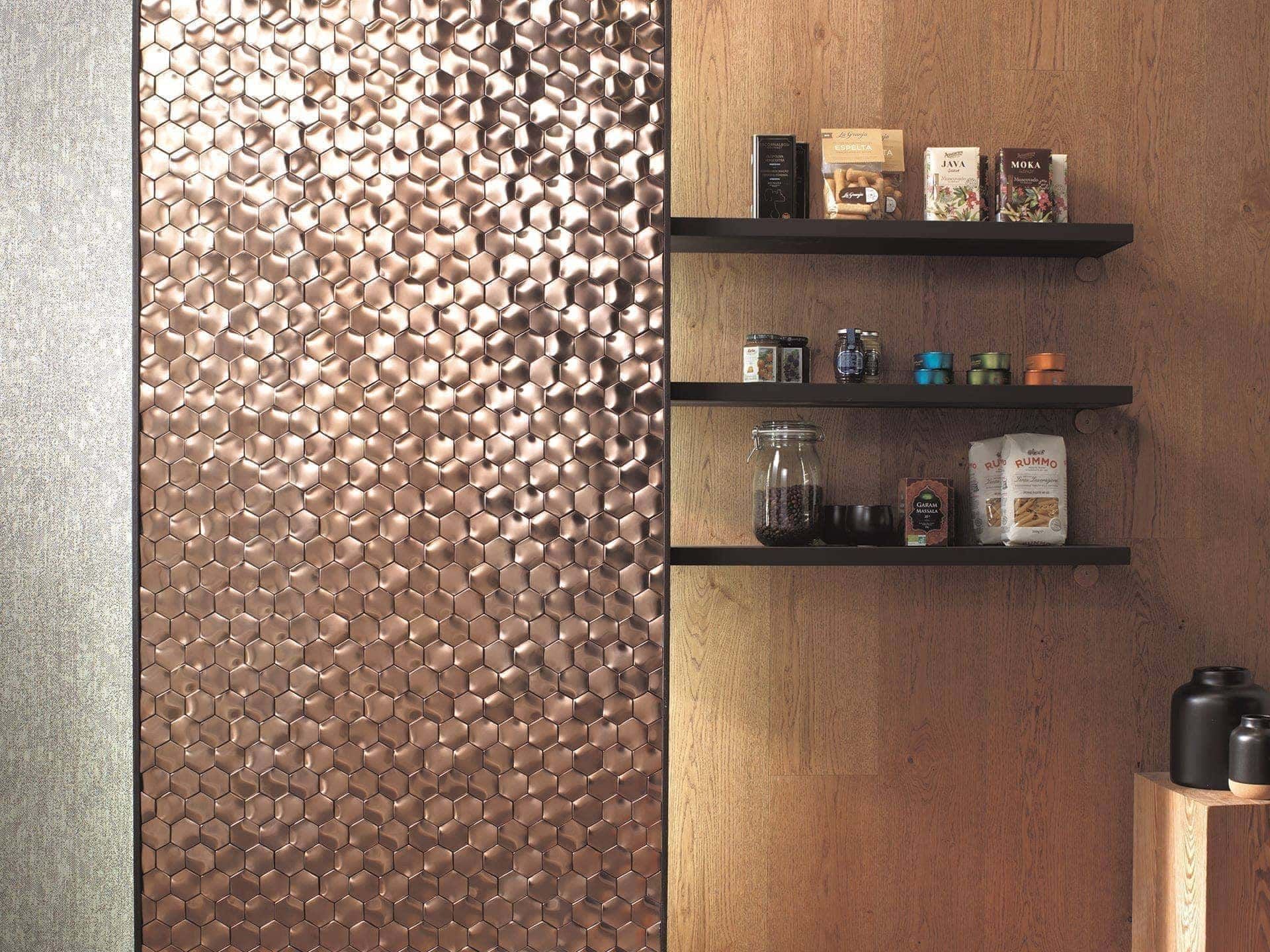 Web Copper Mosaic (11x12x9.5-mm | gloss)