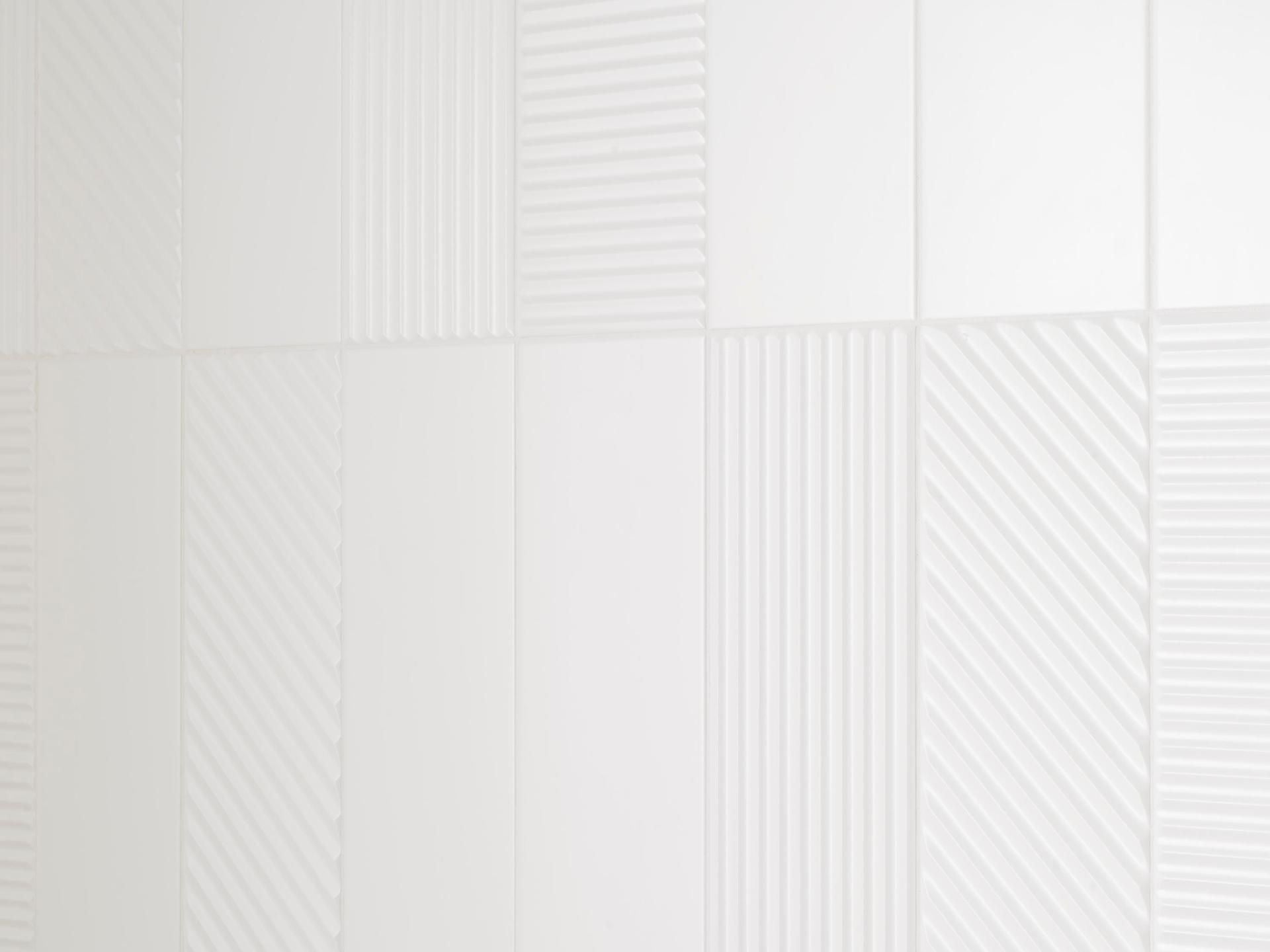 Trend Snow Horizontal Wall Tile (5x17x9.5-mm | gloss)