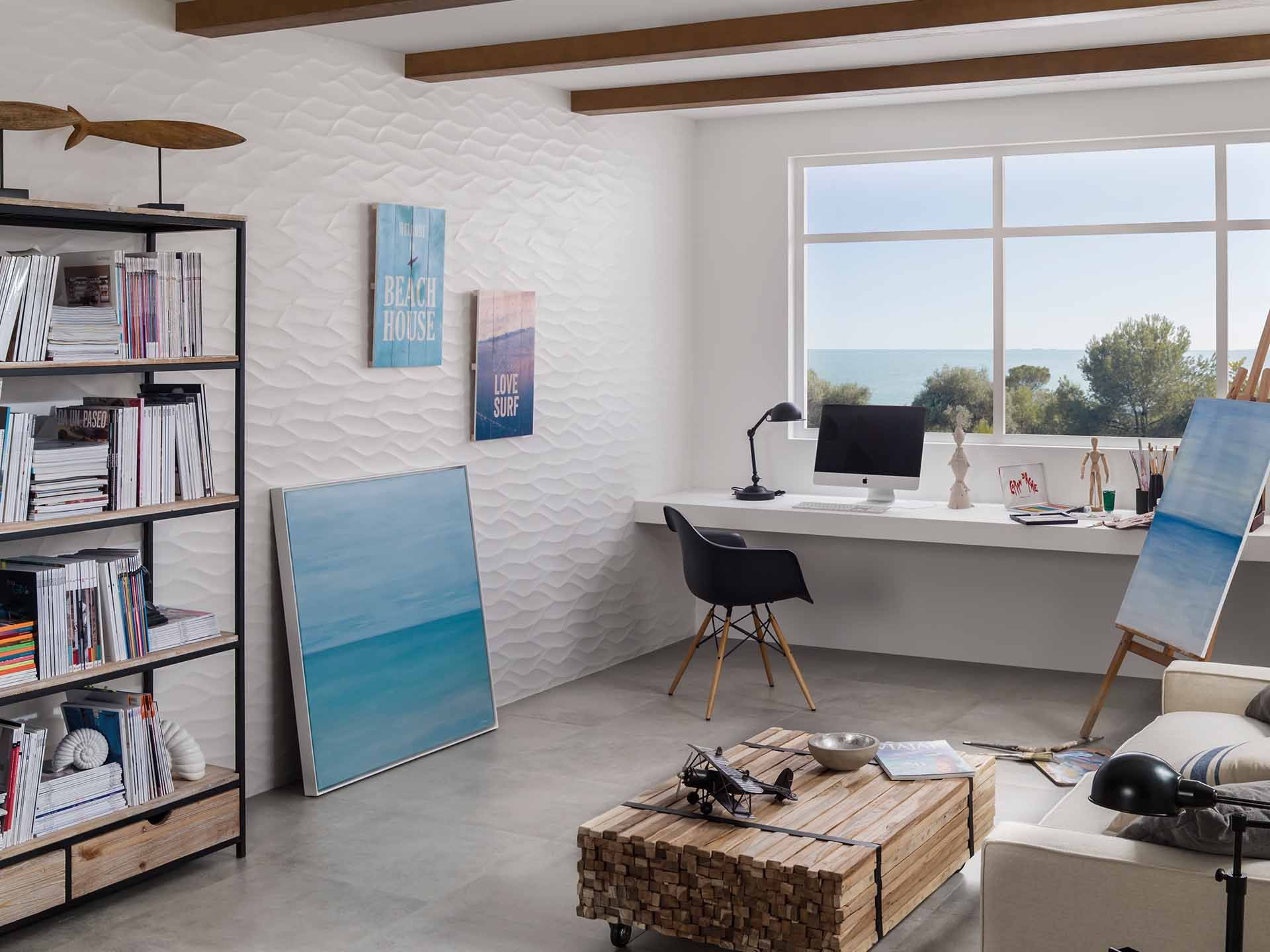 Madagascar White Ona Wall Tile (13x39x11.5-mm | matt)