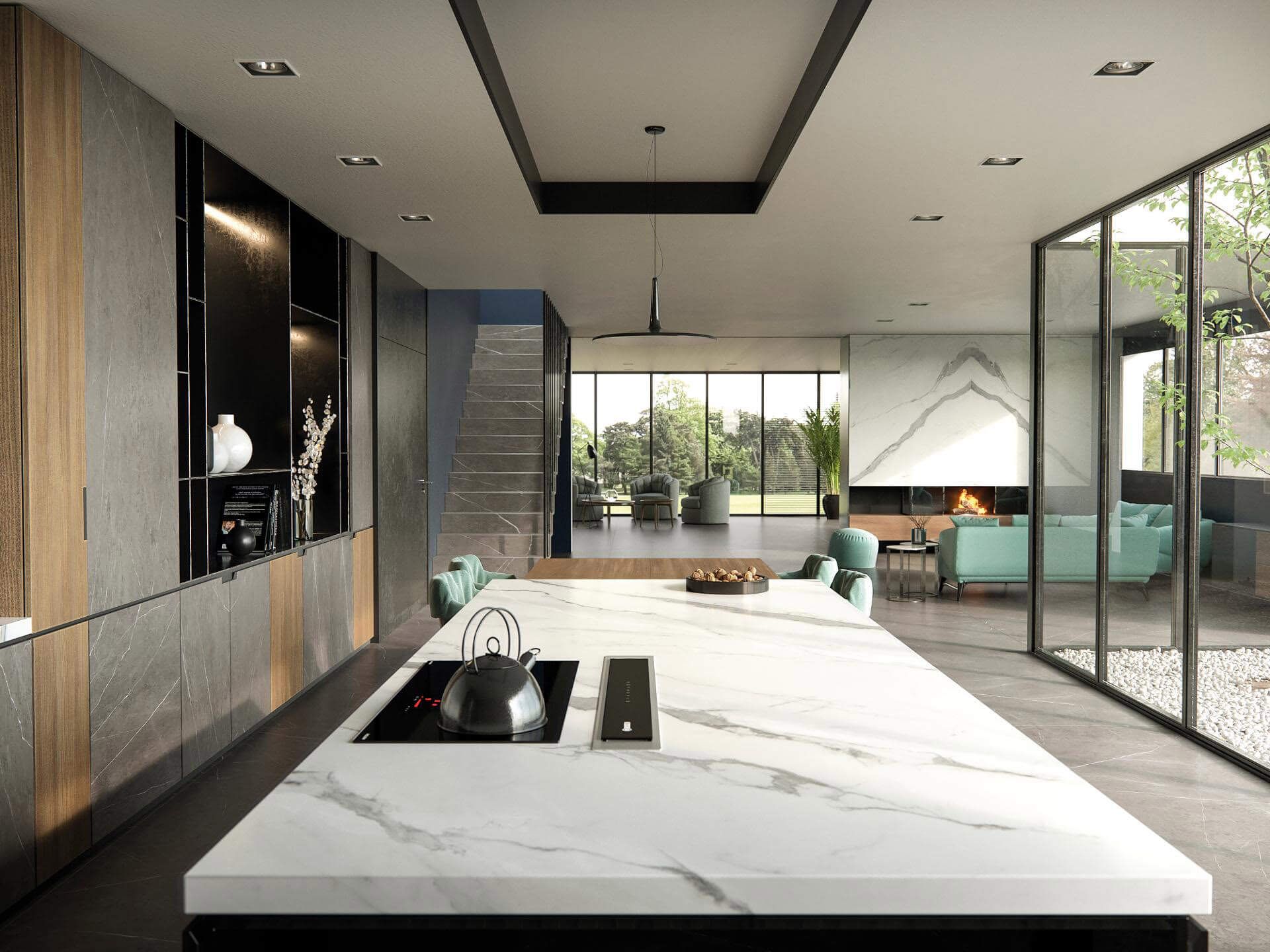 Liem Gray Nature Floor Tile (47x47x6-mm | nature)