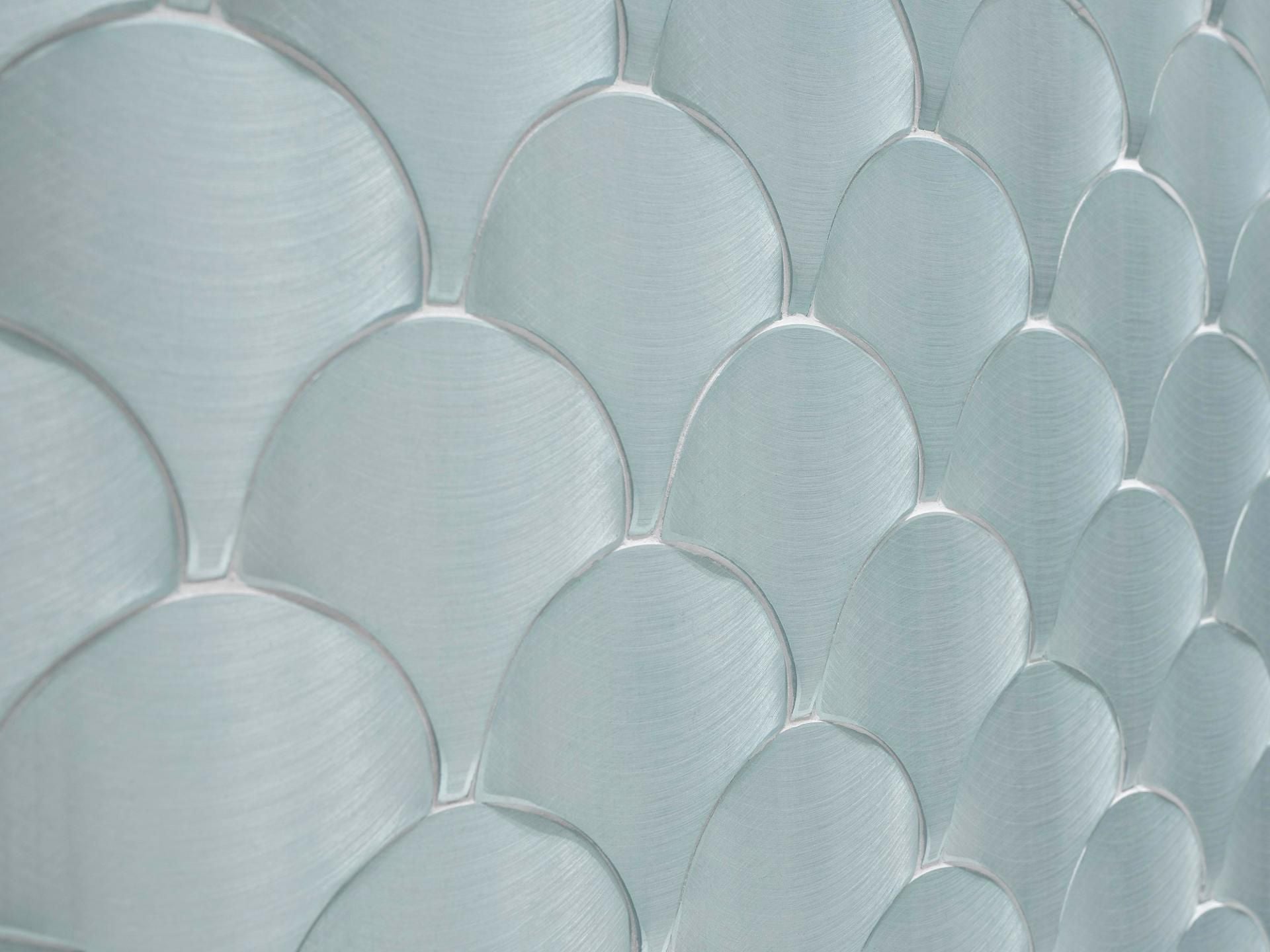 Gravity Aquamarine Shell Mosaic (10x10x6.5-mm | gloss)