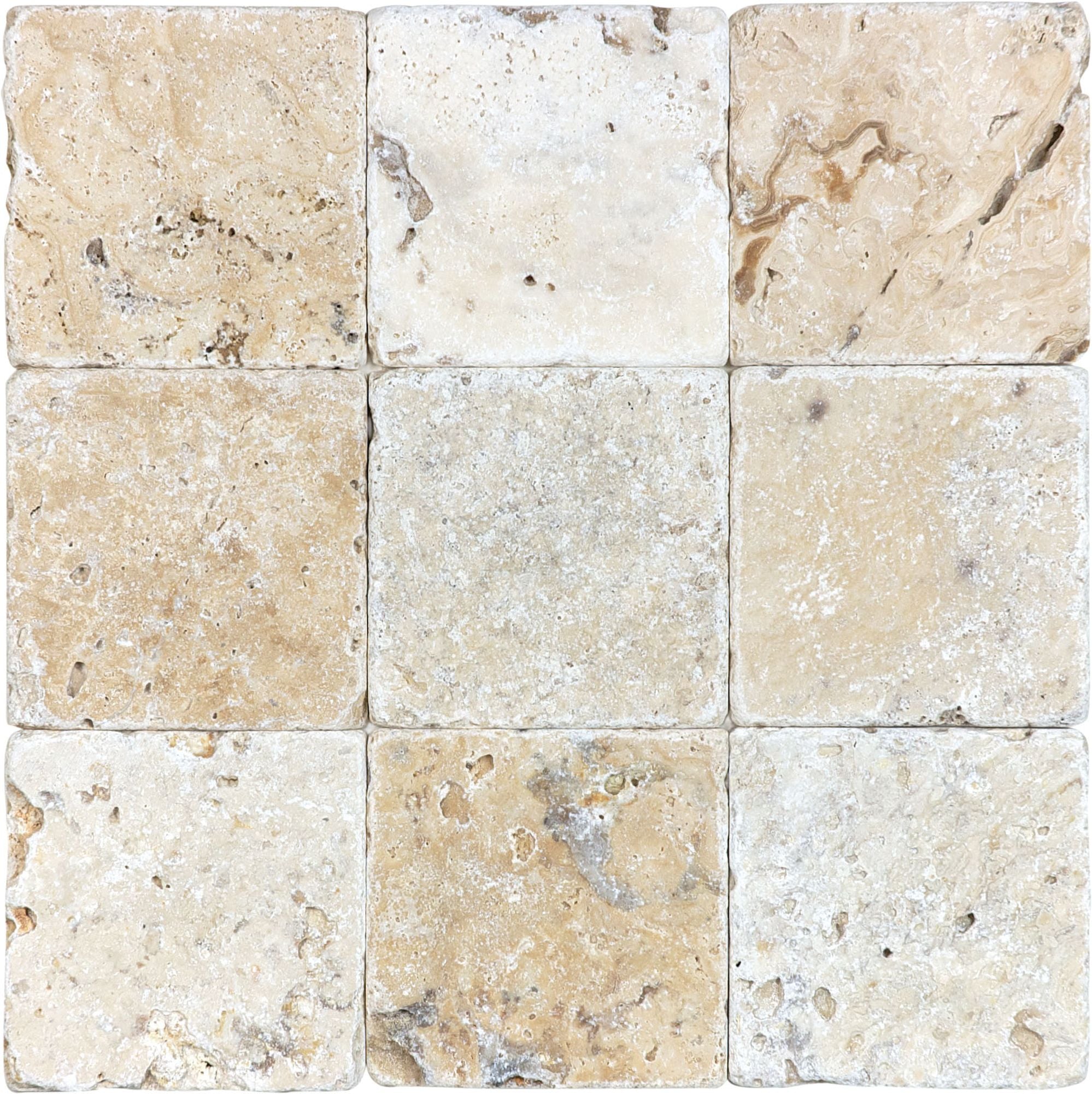 Picasso field tile by Anatolia Tile, top-down product view, 4" size. Premium porcelain for floors and walls.