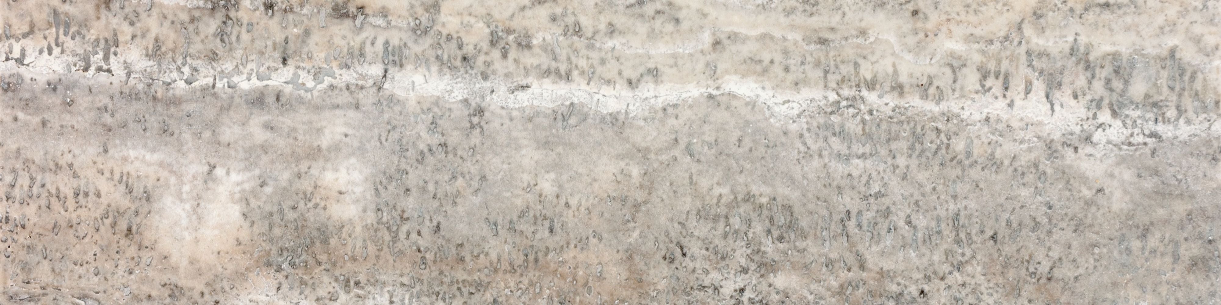 Silver Ash field tile by Anatolia Tile, top-down product view, 6"×24" size. Premium porcelain for floors and walls.