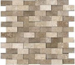 mosaic by Anatolia Tile, top-down product view, 1"×2" size. Premium porcelain for floors and walls.