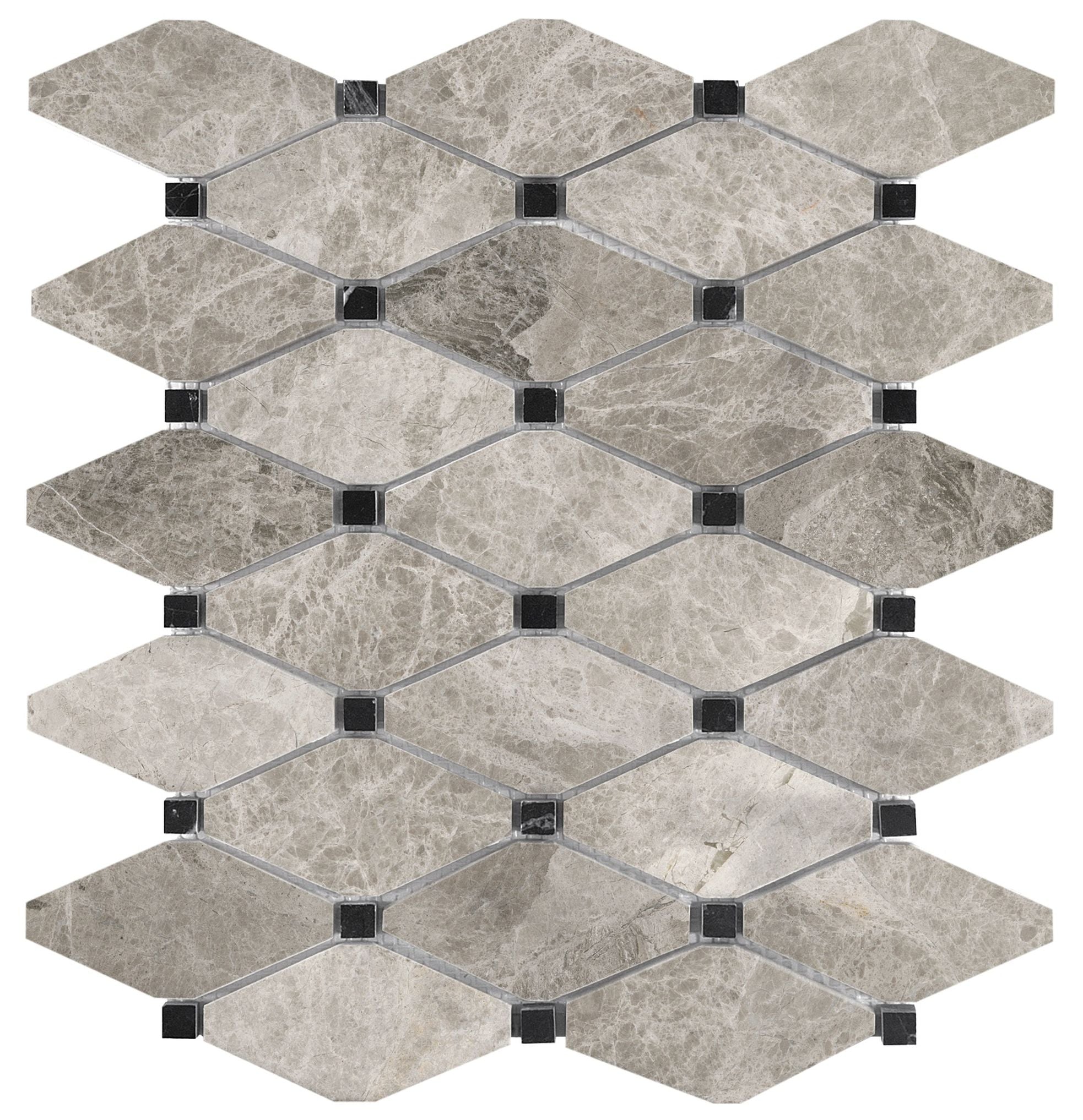 mosaic by Anatolia Tile, top-down product view. Premium porcelain for floors and walls.